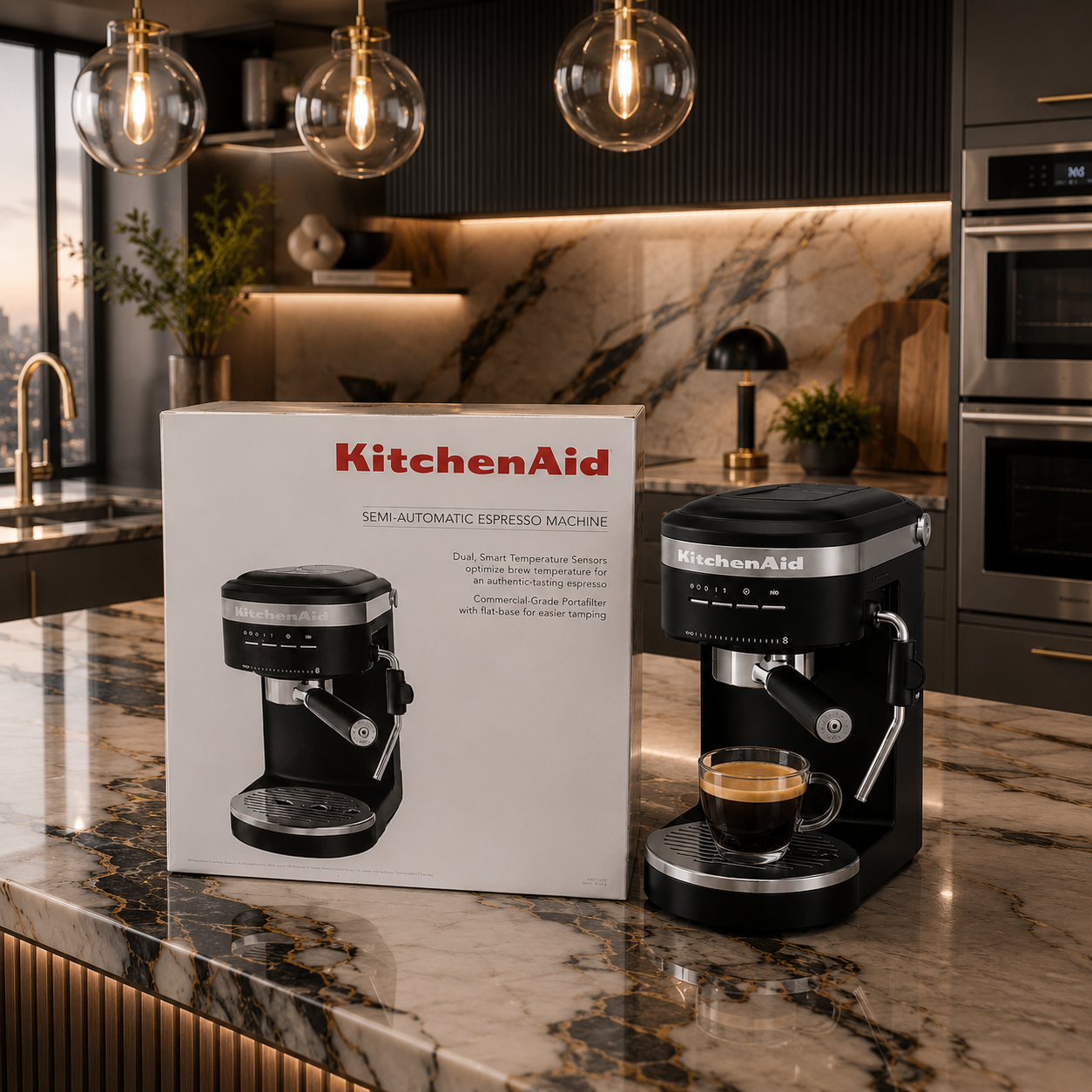 Retail Price $430-SEALED UNOPENED Kitchen Aid Espresso Machine