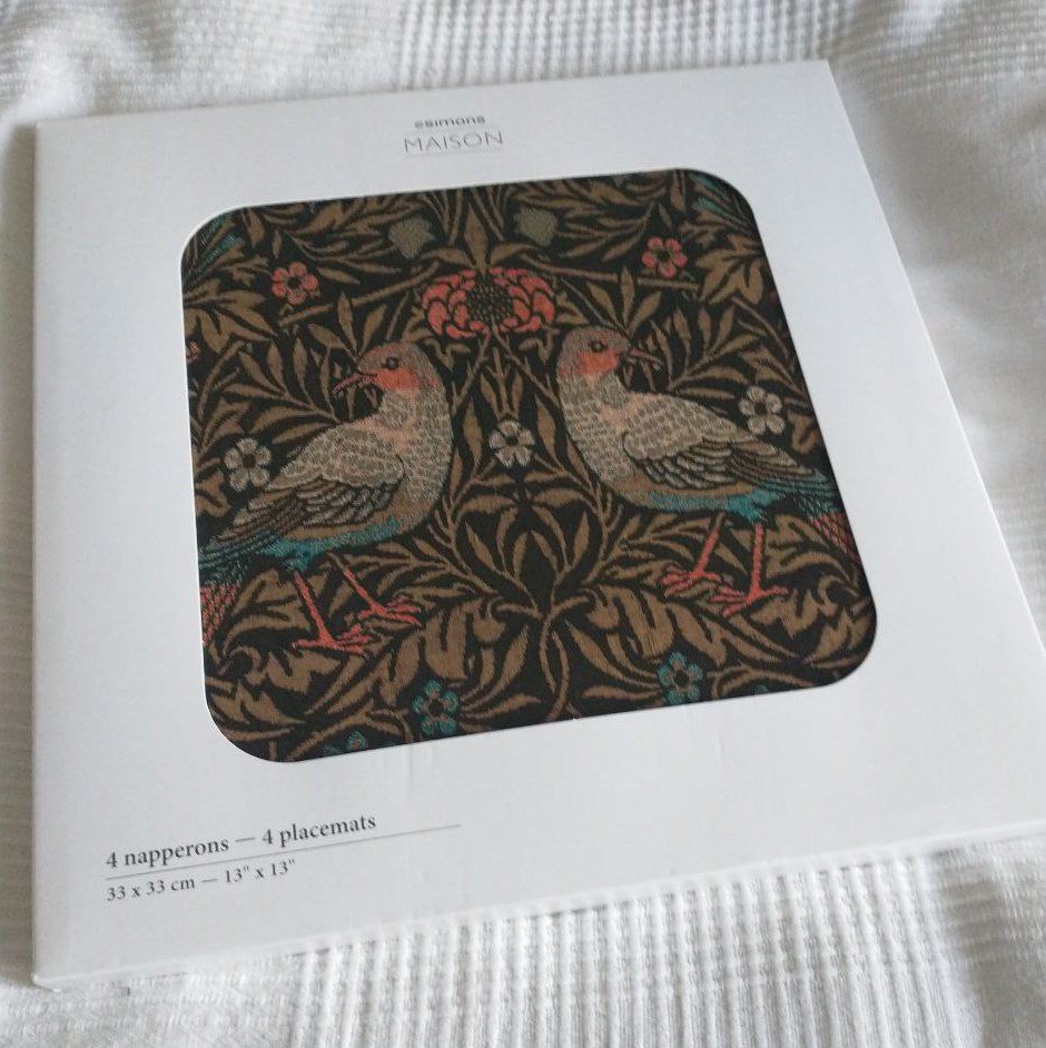 Birds Tapestry - Placemats Set (4) - Simons - New - photo 4