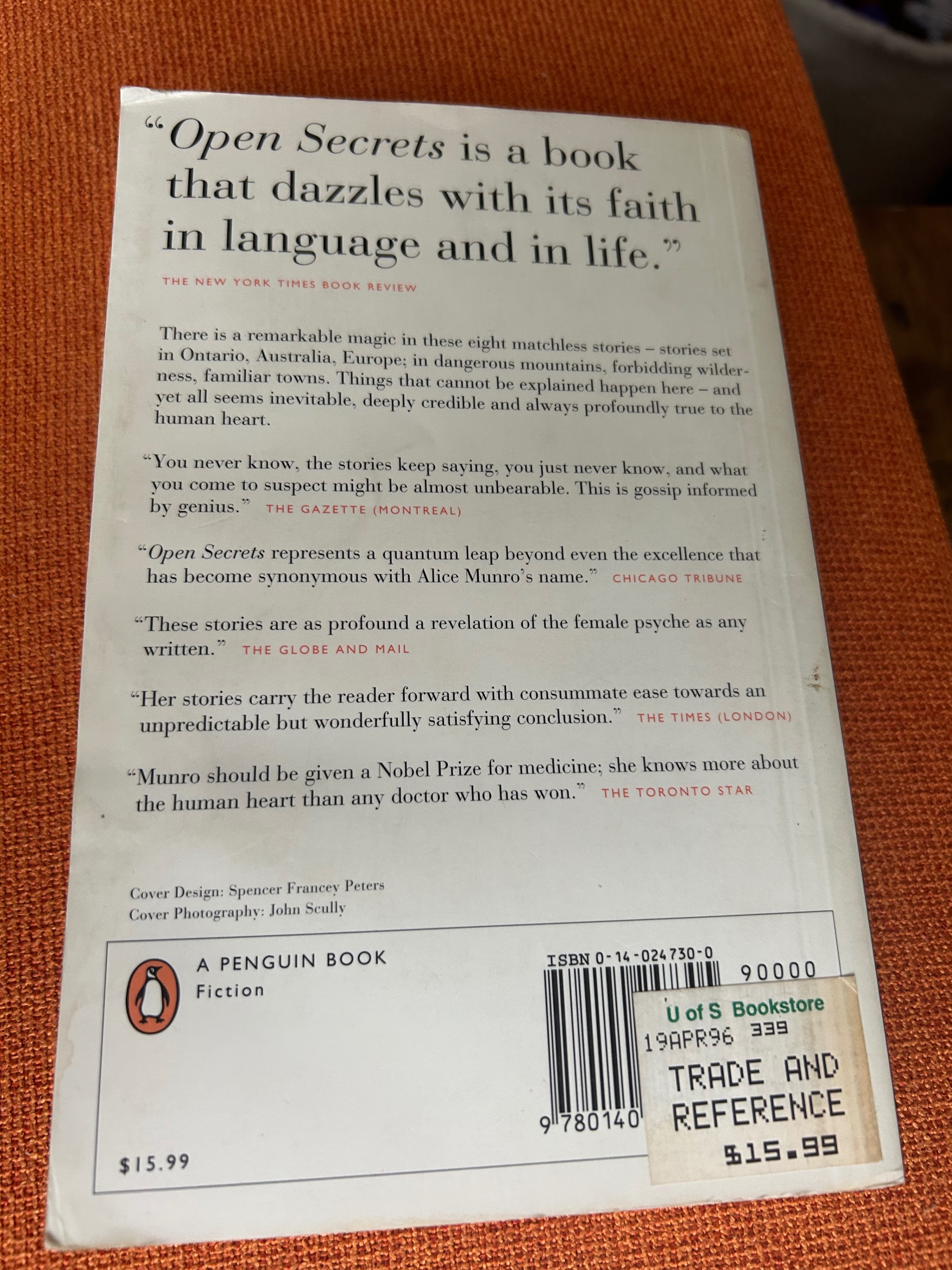 Open Secrets - Alice Munro - photo 2