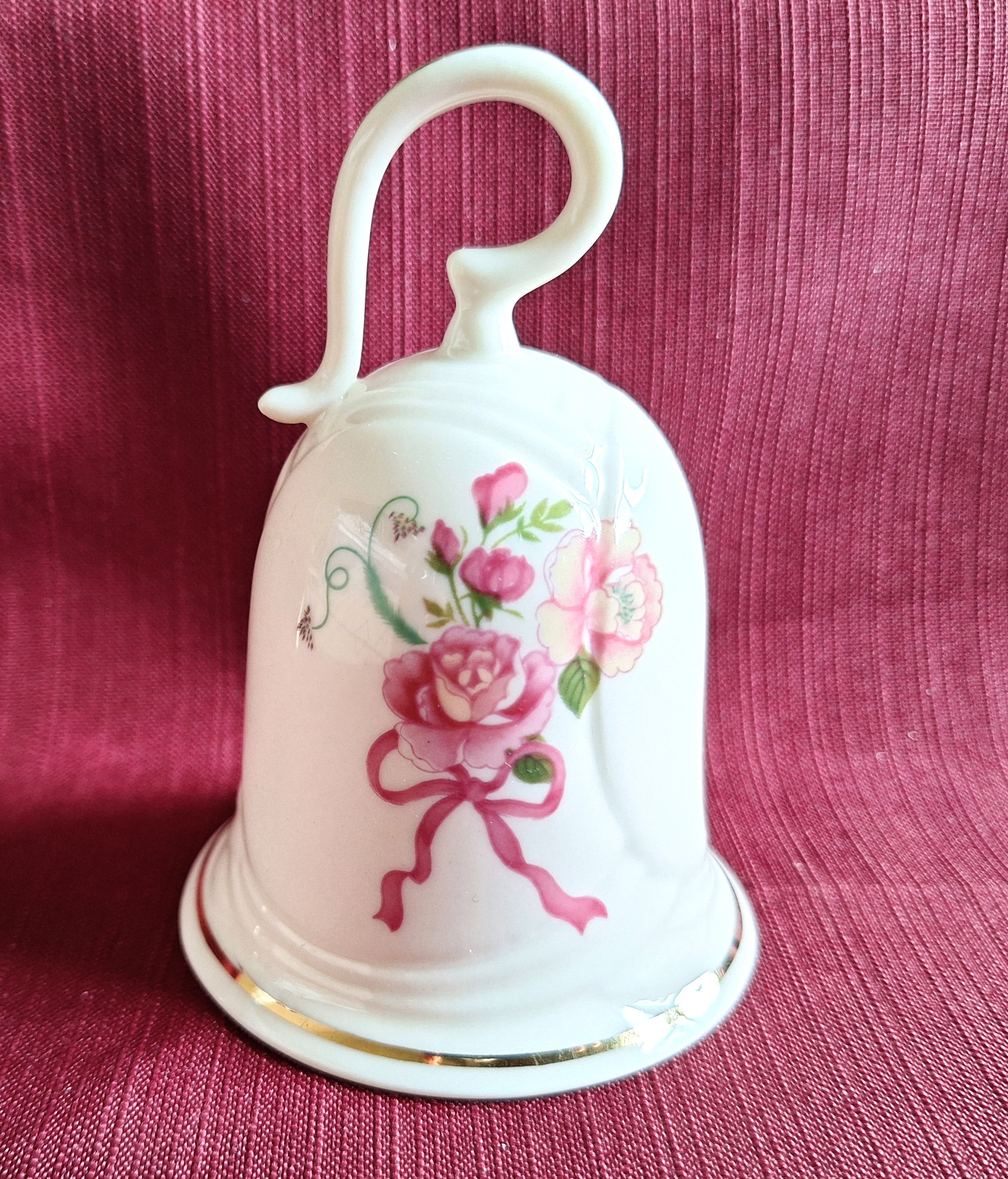 Decorative Bell with Floral Design