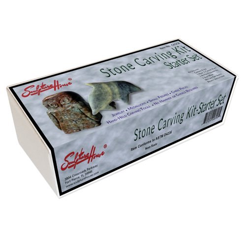 Sculpture House Stone Carving Kit-Starter Set