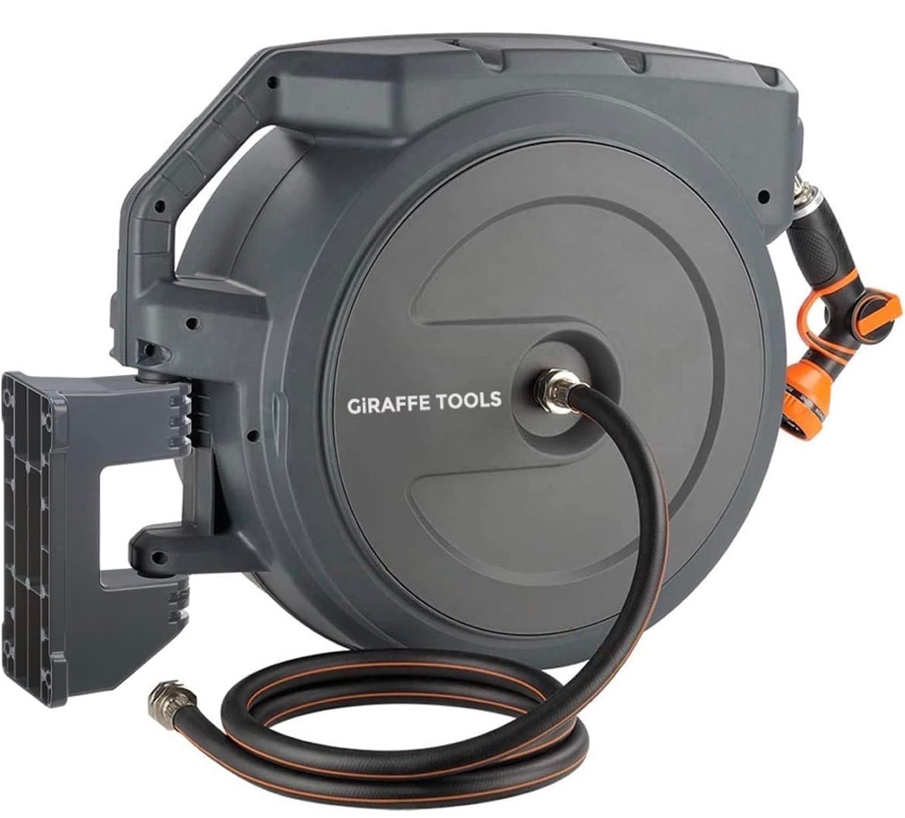 Giraffe Tools Hose Reel 5/8"x90ft Metal Bracket Heavy Duty - photo 3