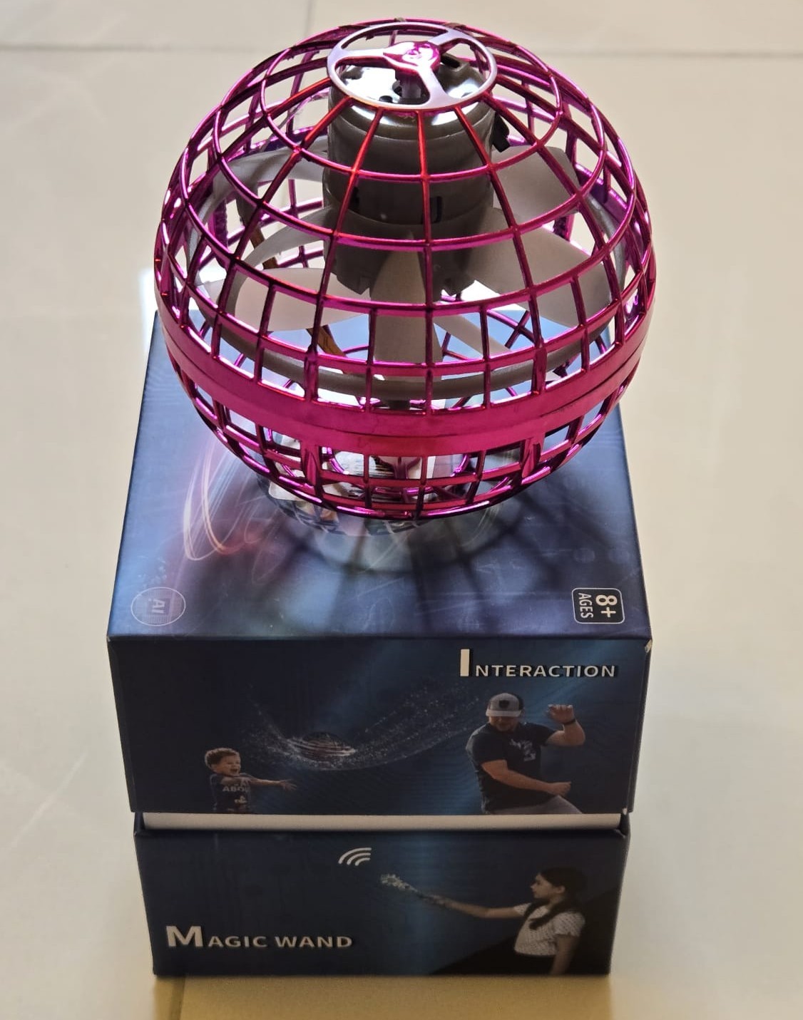 Flying Orb Boomerang Toy - Pink