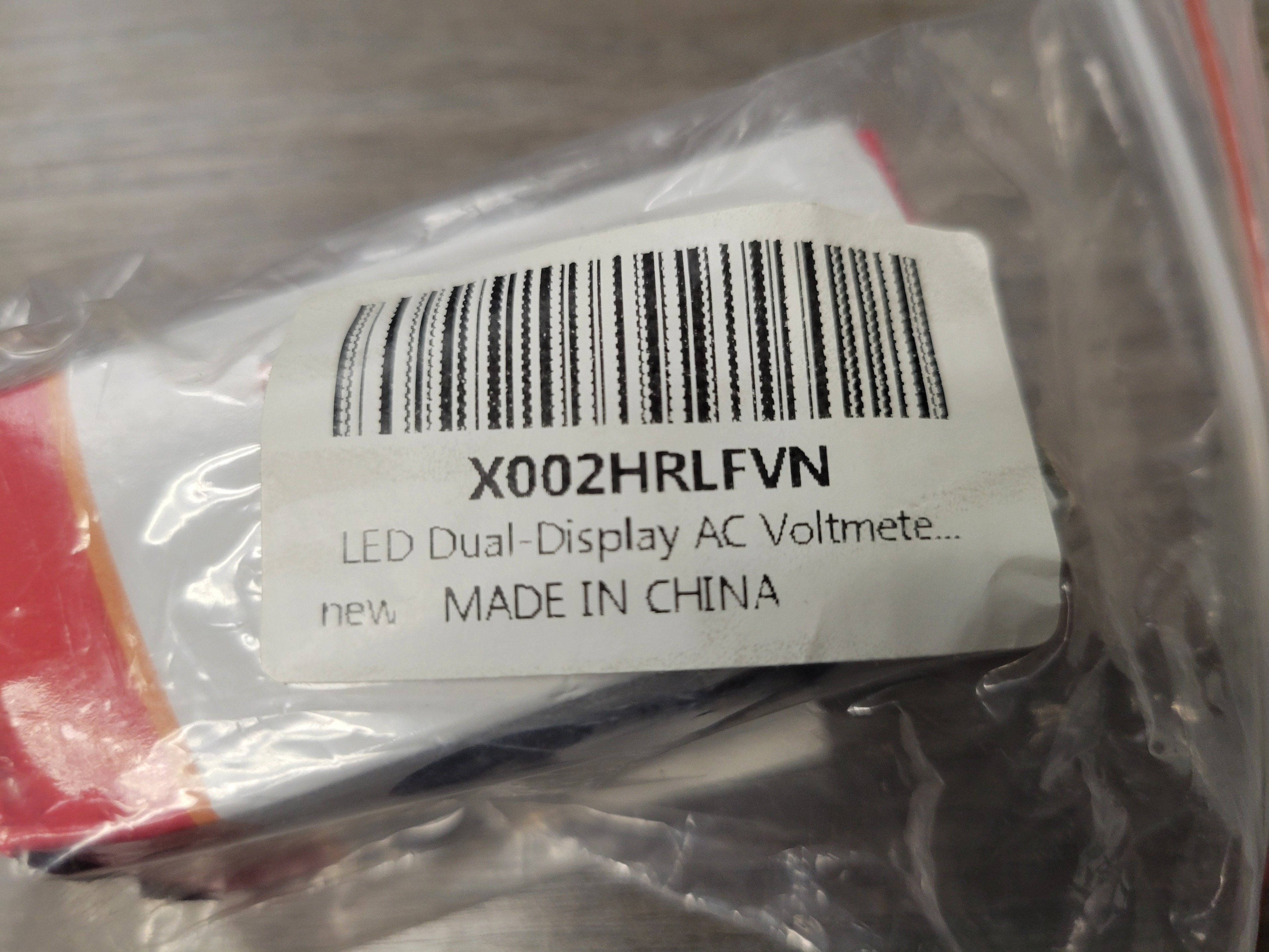 LED Dual-Display AC Voltmeter Ammeter - photo 2