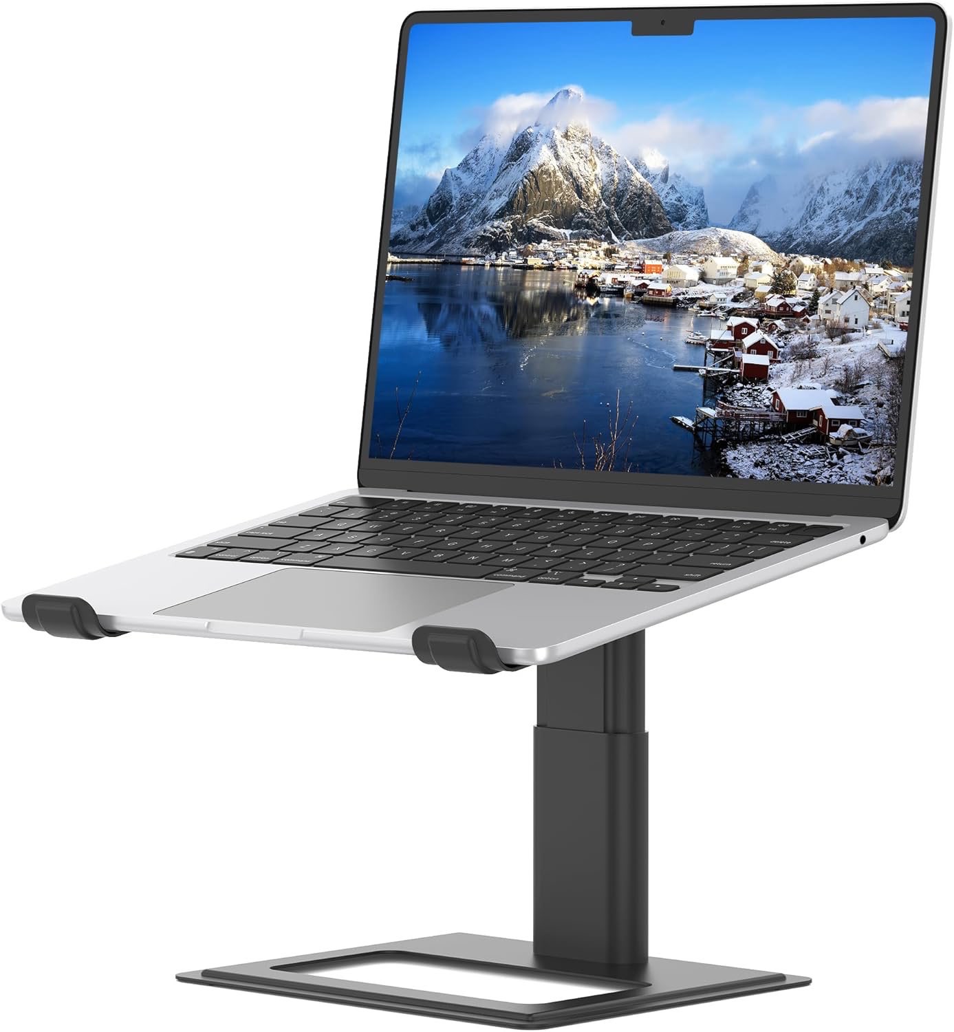 Adjustable metal laptop stand