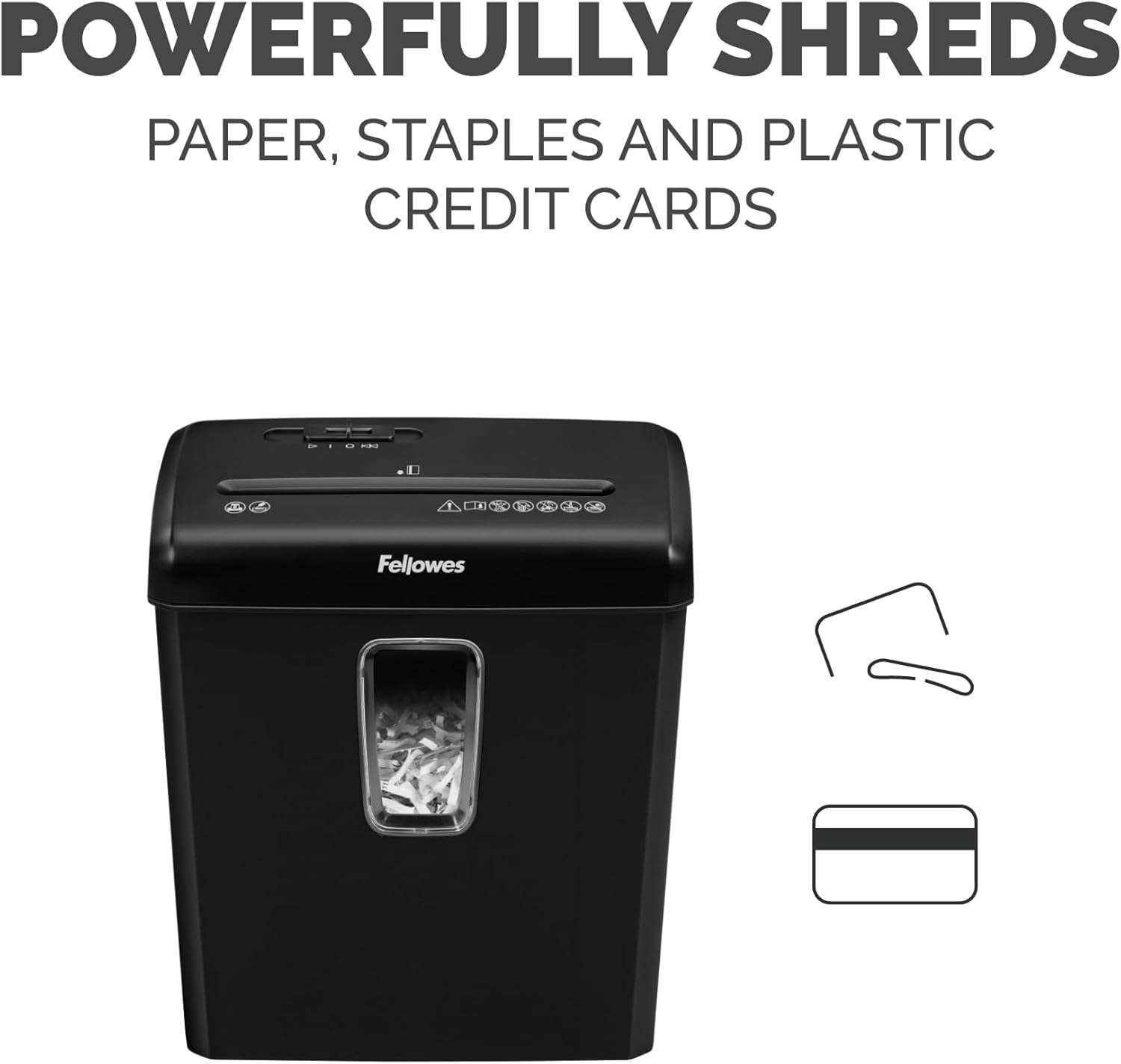 Fellowes Powershred P-30C 6-Sheet Cross-Cut Paper Shredder - photo 3