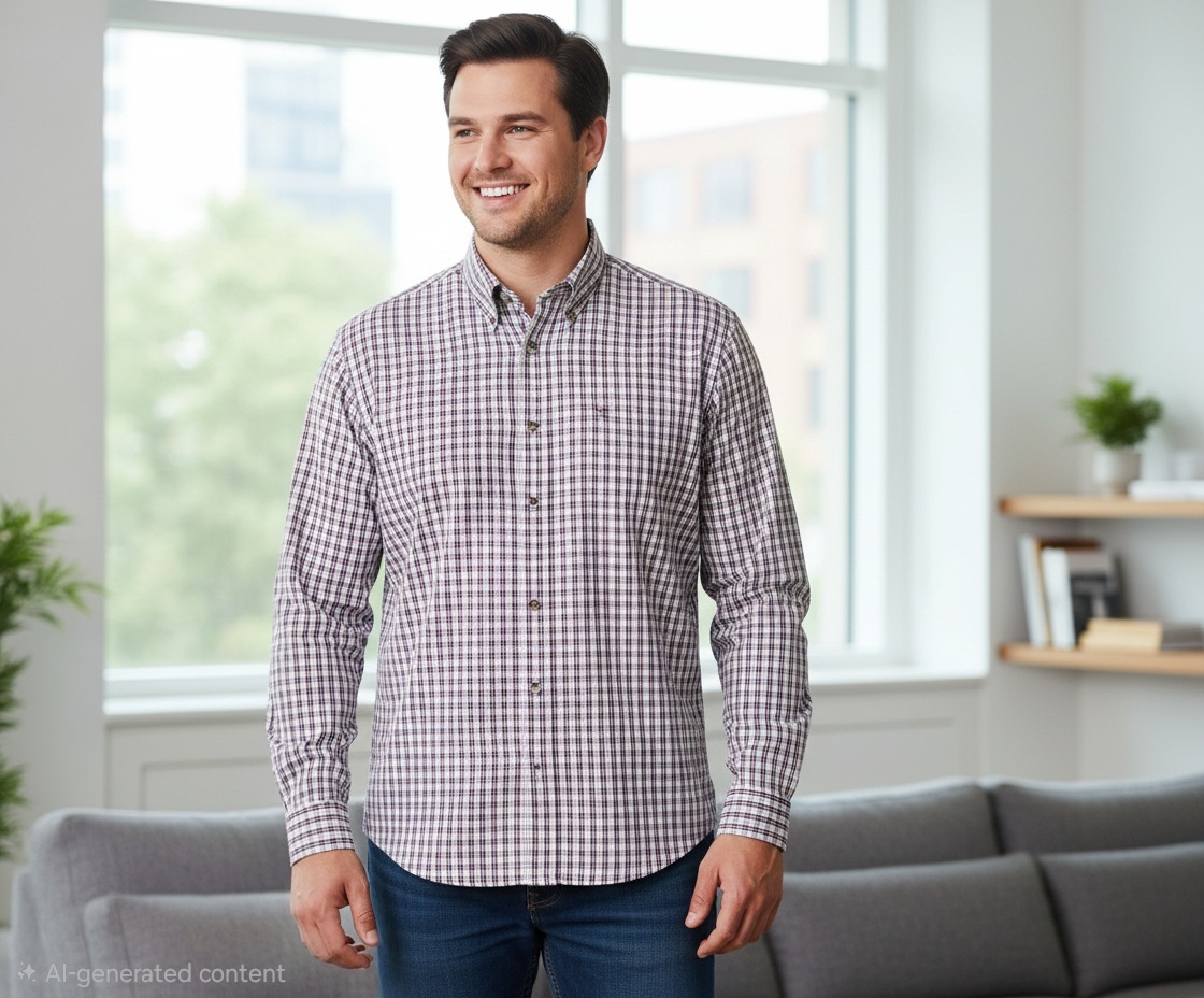 MEN'S FORMAL LONG SLEEVE SHIRT (LARGE - 2 QTY) - photo 3