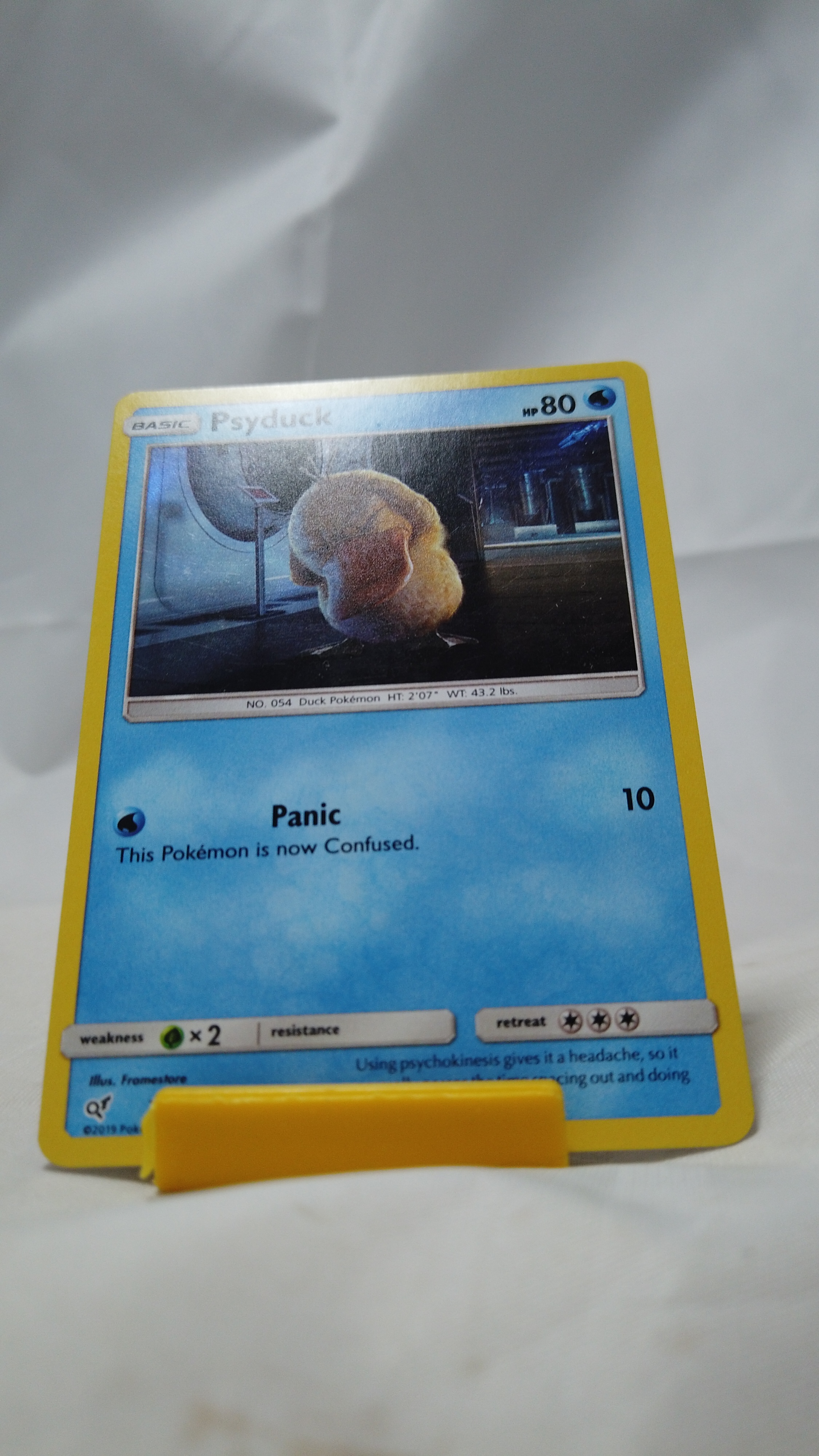 Pokemon Psyduck 7/18 Detective Pikachu Holo Common LP
