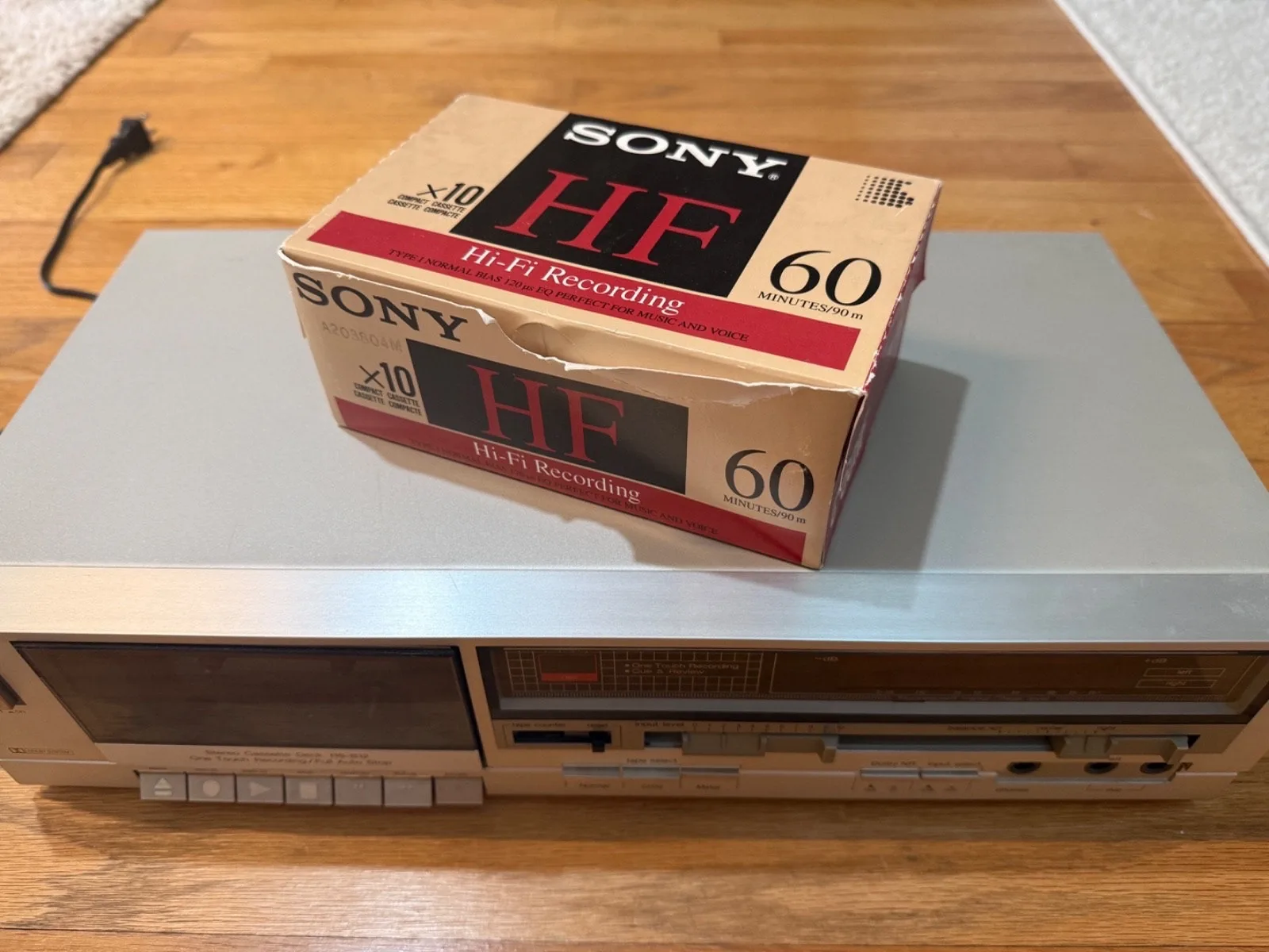 Technics RS-B12 Cassette Deck (Japan) + Sony HF Cassette 10 Pack - photo 2