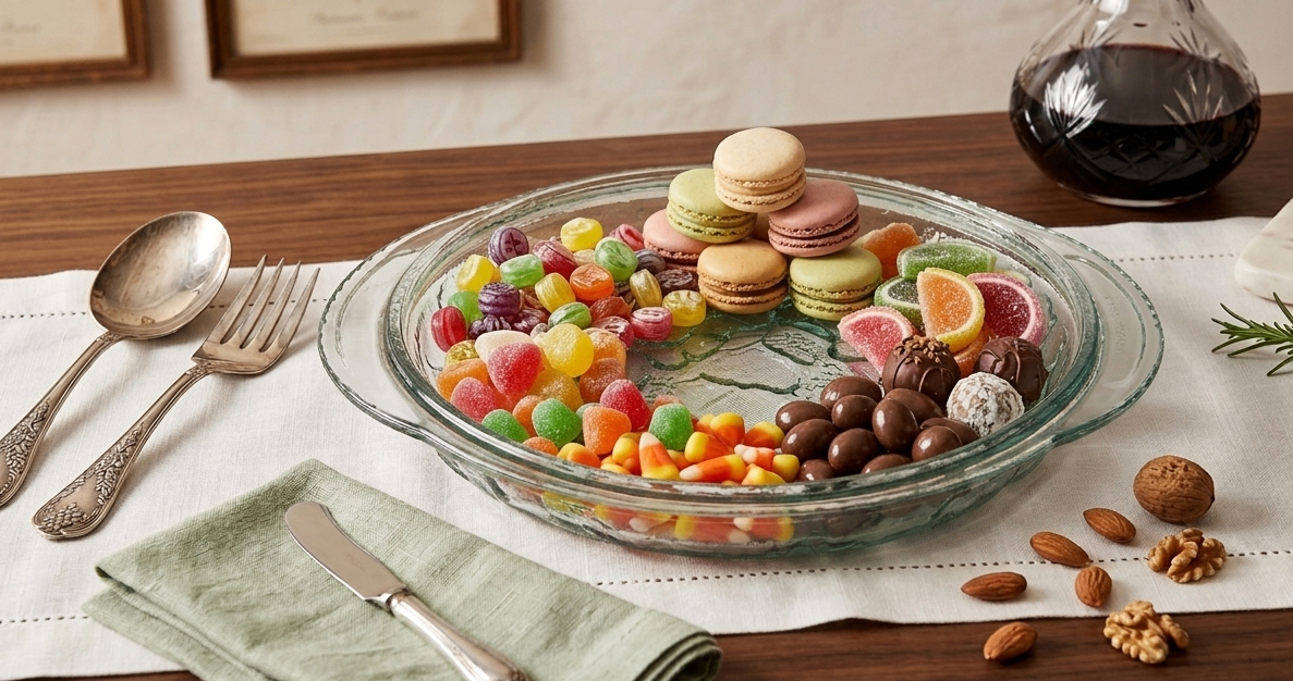 Retro Ovenproof Glass Tart Baker with Handles