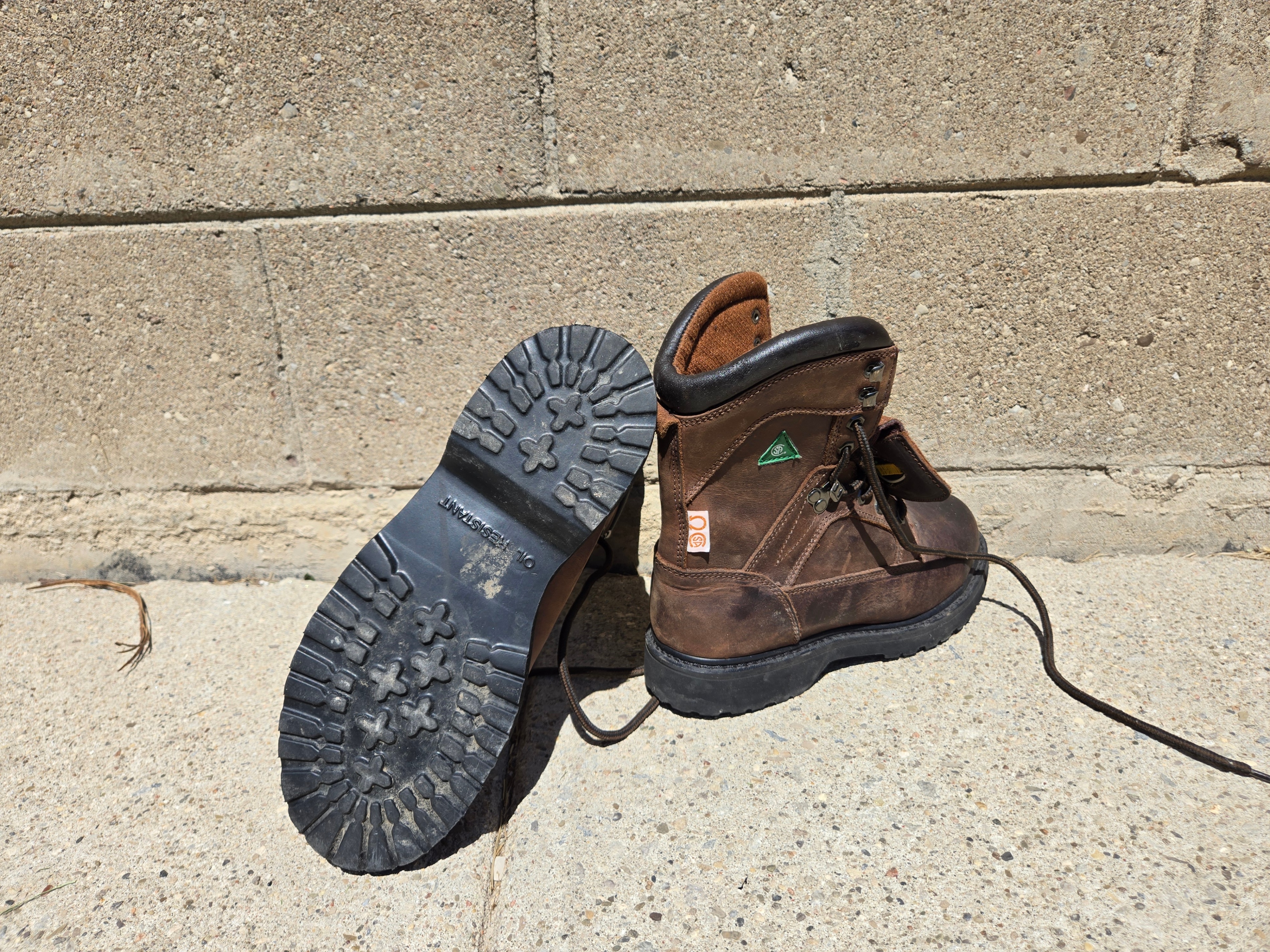 Timberland Work Boots Size 7 Wide - $20 - photo 3