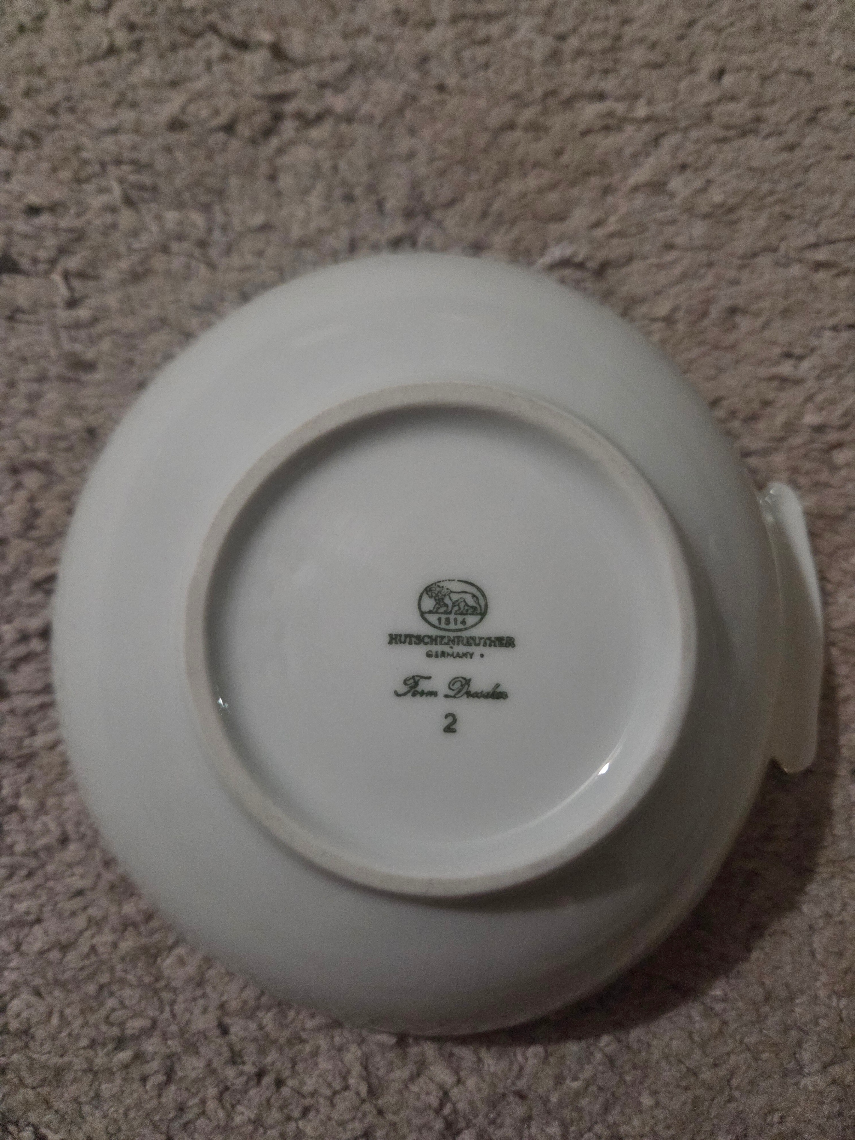 Vintage Hutschenreuther Dresden Porcelain Floral Trinket Dish 5" - photo 2