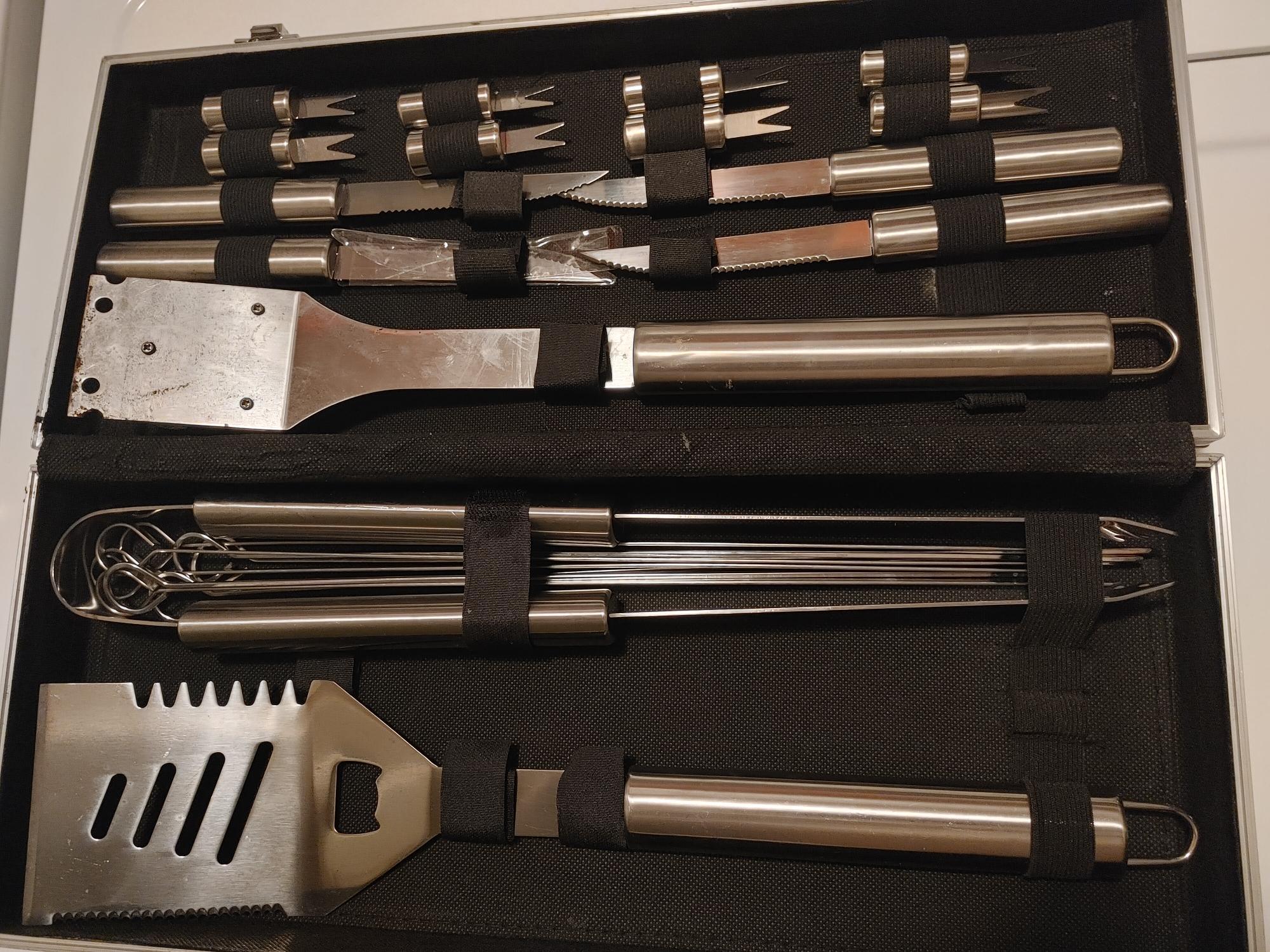 BBQ UTENSIL SET STAINLESS STEEL