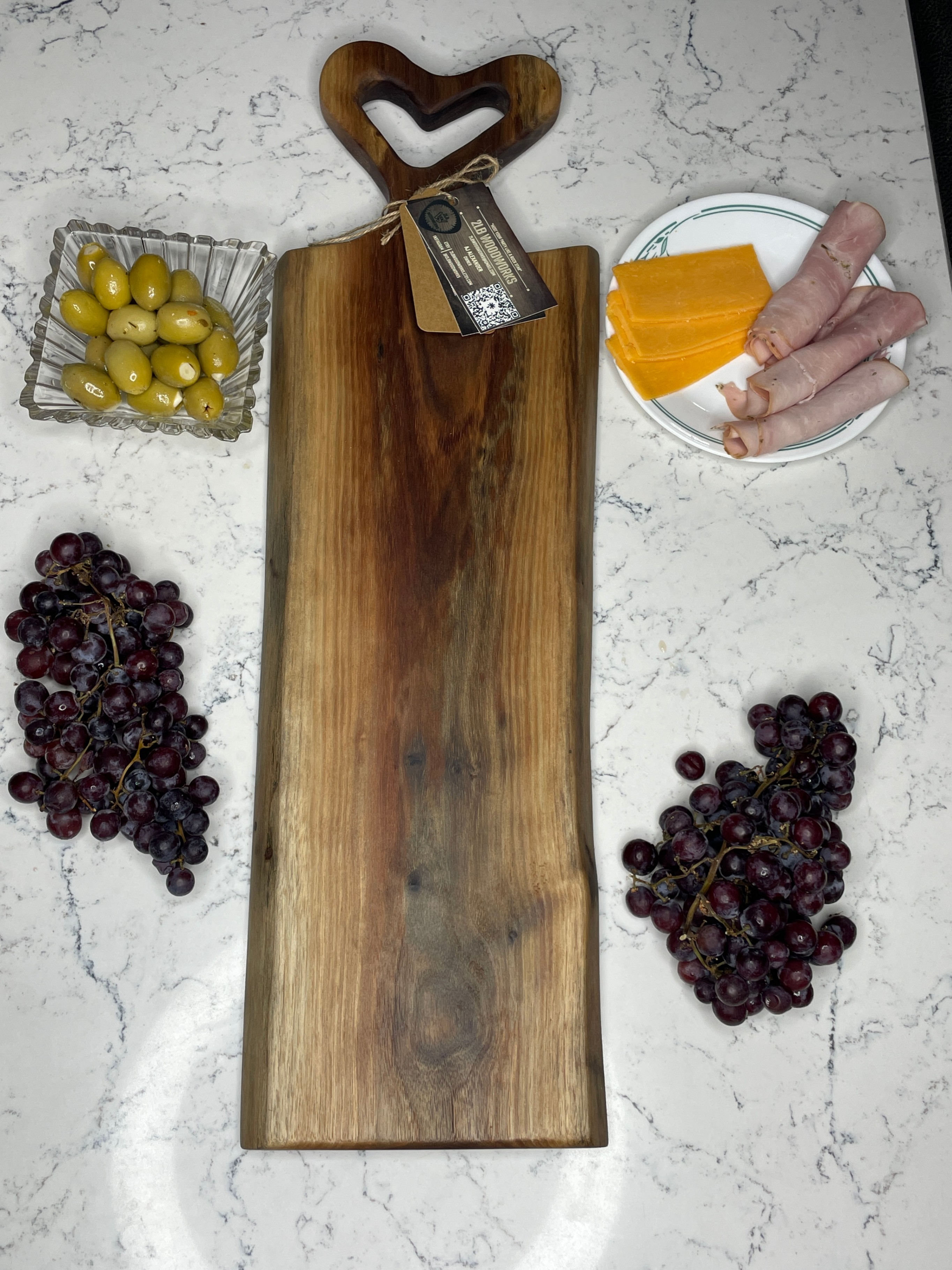 Live Edge Black Walnut Charcuterie Board #9