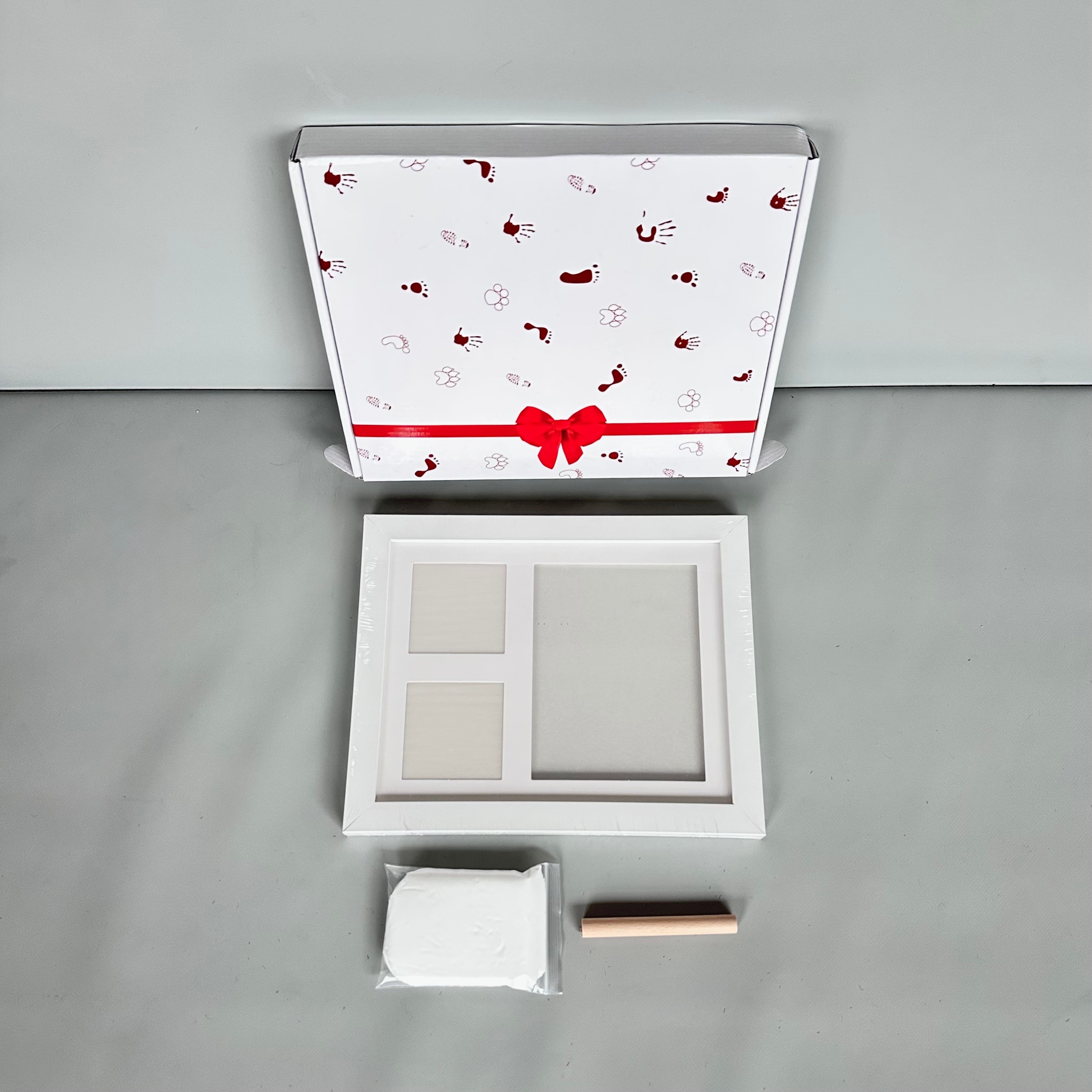 Footprint Clay Kit and Newborn Photo Frame - photo 2