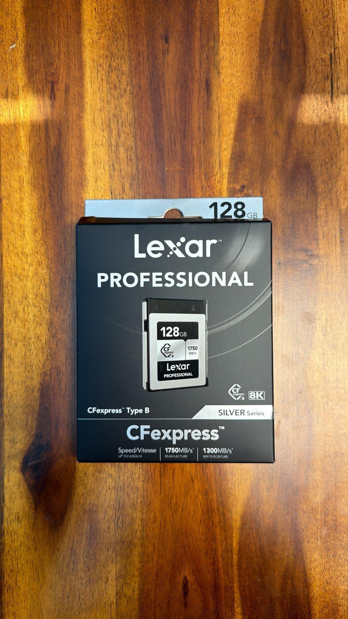 Lexar 128GB Professional CFexpress Type B Card Silver
