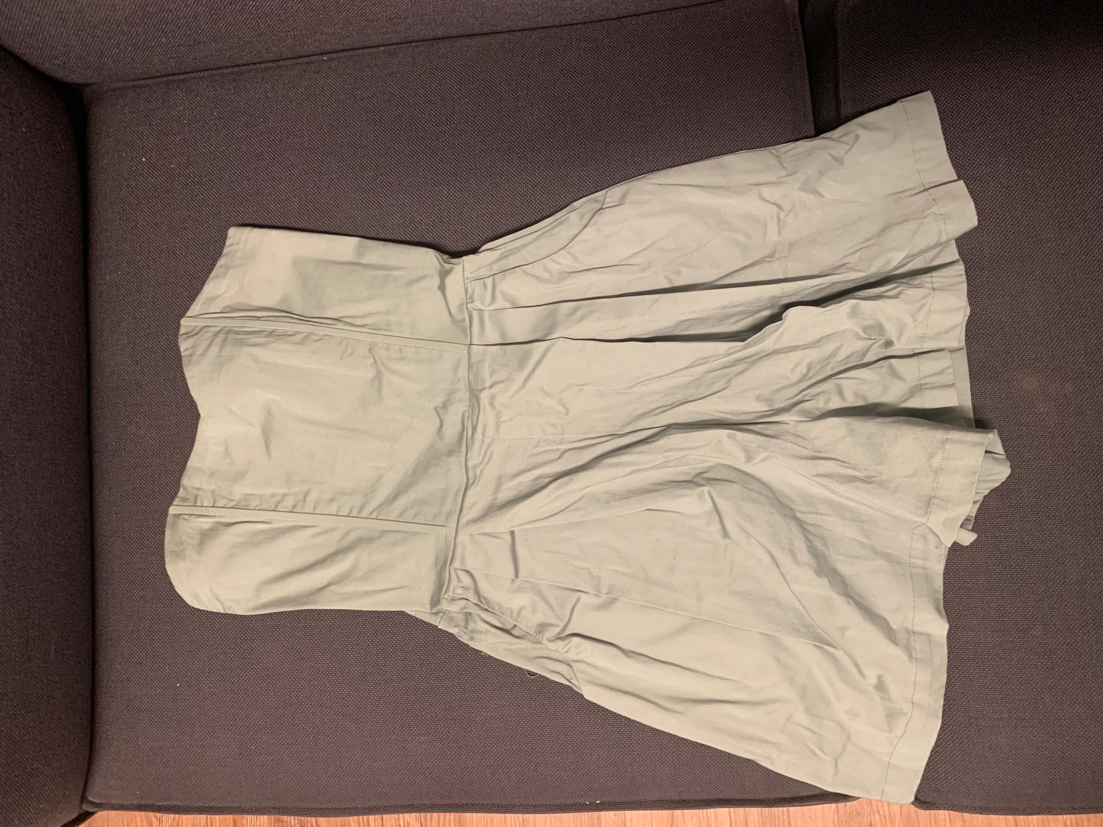 🌿 Sage Green Strapless Romper