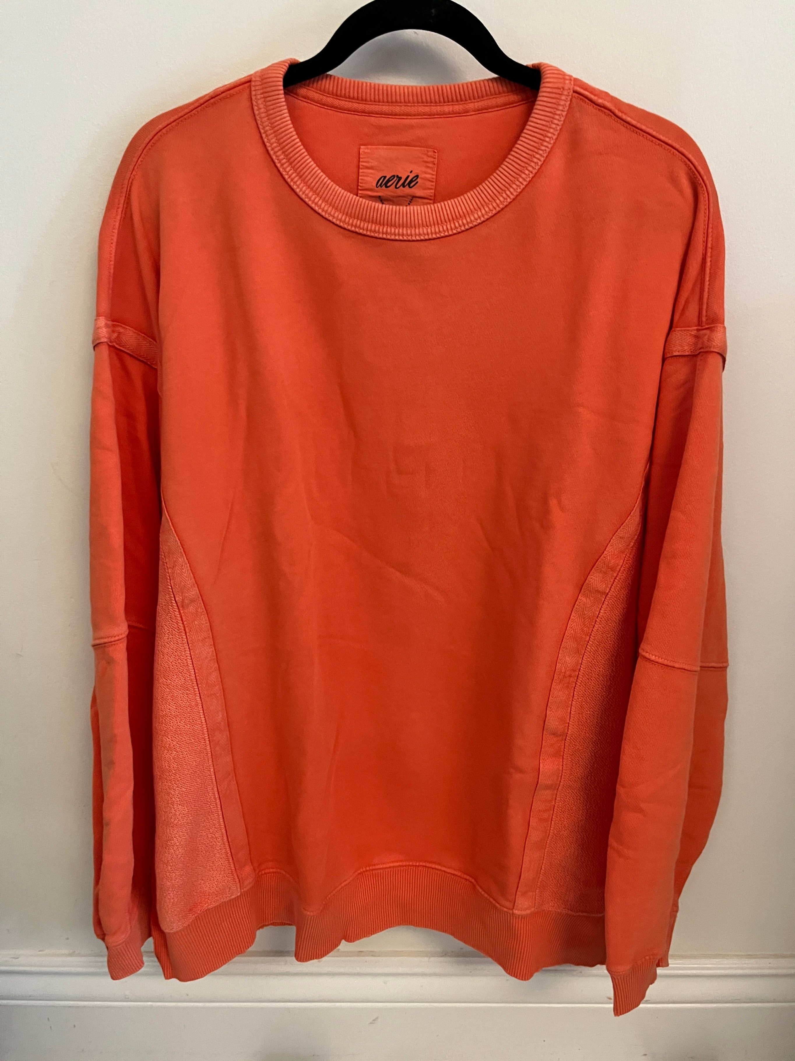Aerie Orange Crewneck Sweatshirt