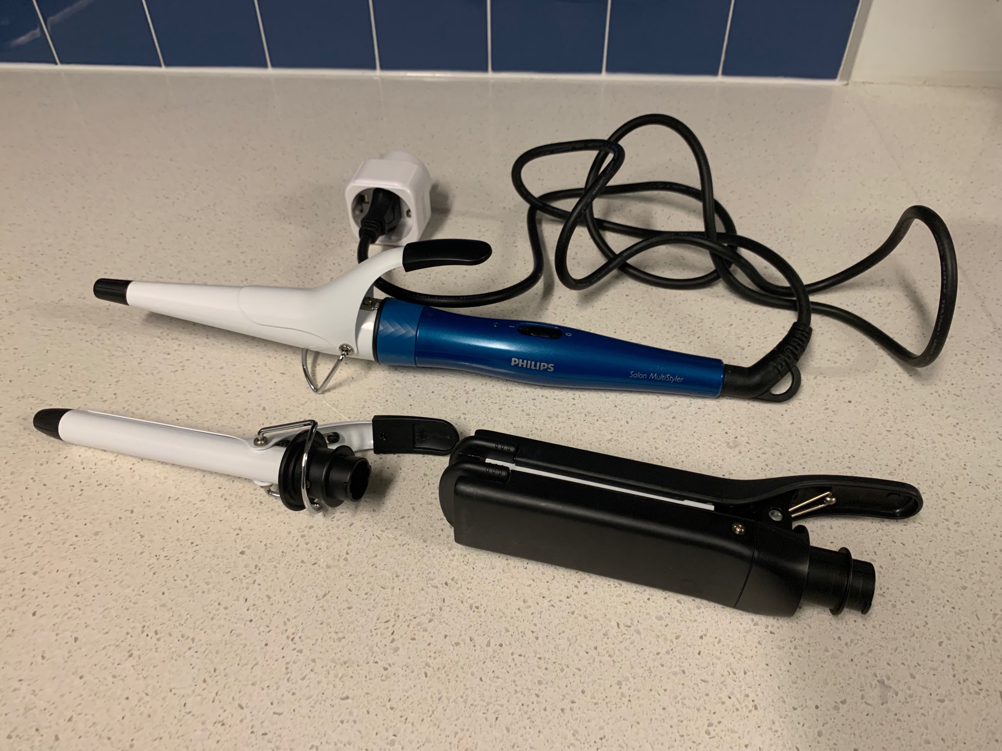 💇 Philips Salon MultiStyler Curling Iron — Blue - photo 2