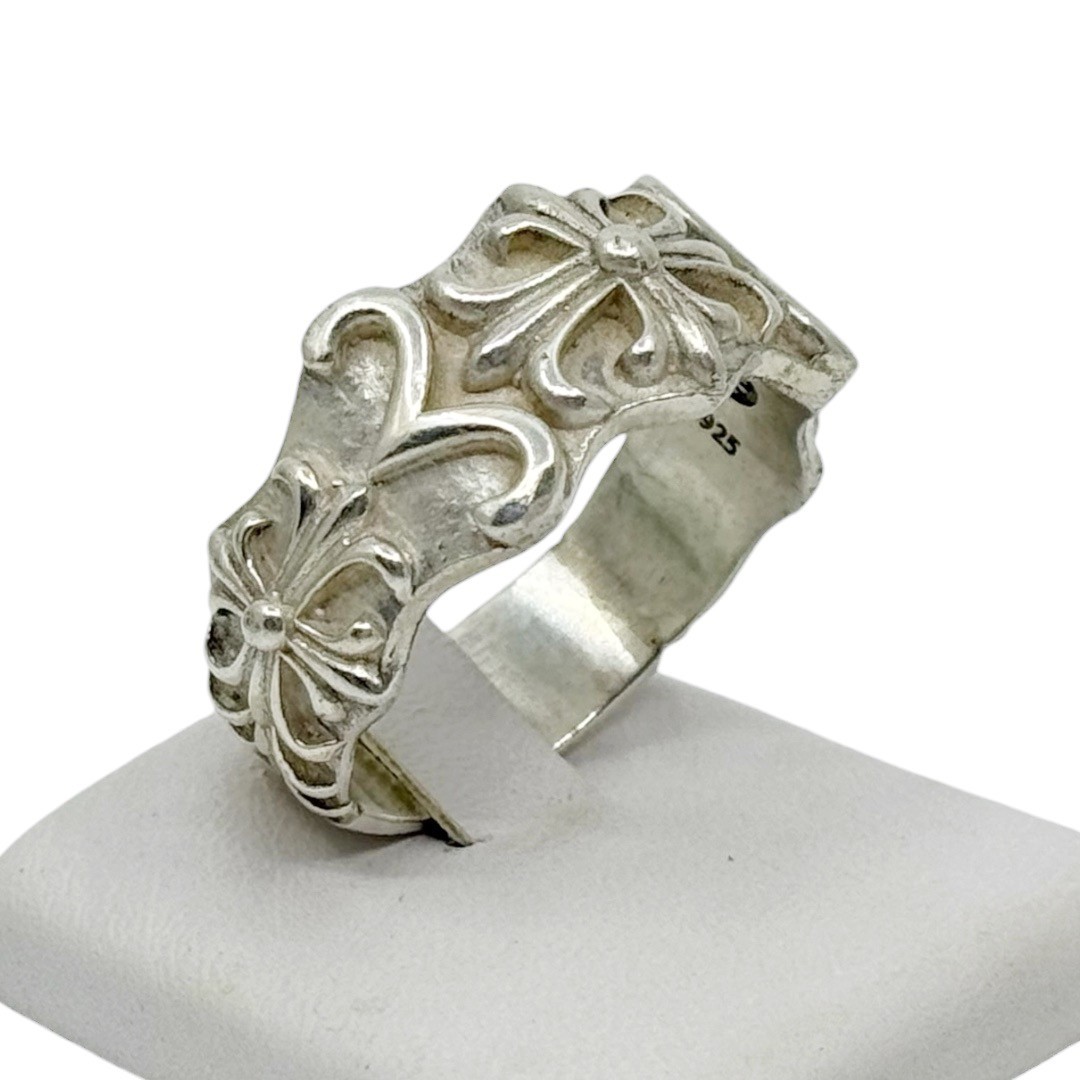 Chrome Hearts sterling silver Maltese cross band ring - GM1205 - photo 4