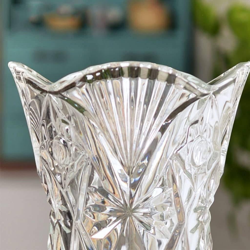 Modern Flower Glass Thickening Design Home Ornaments - 9inch - photo 4