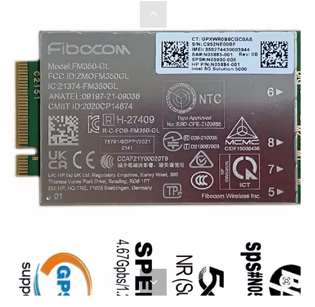 New genuine Fibocom FM350-GL 5G WWAN M.2 cellular modem
