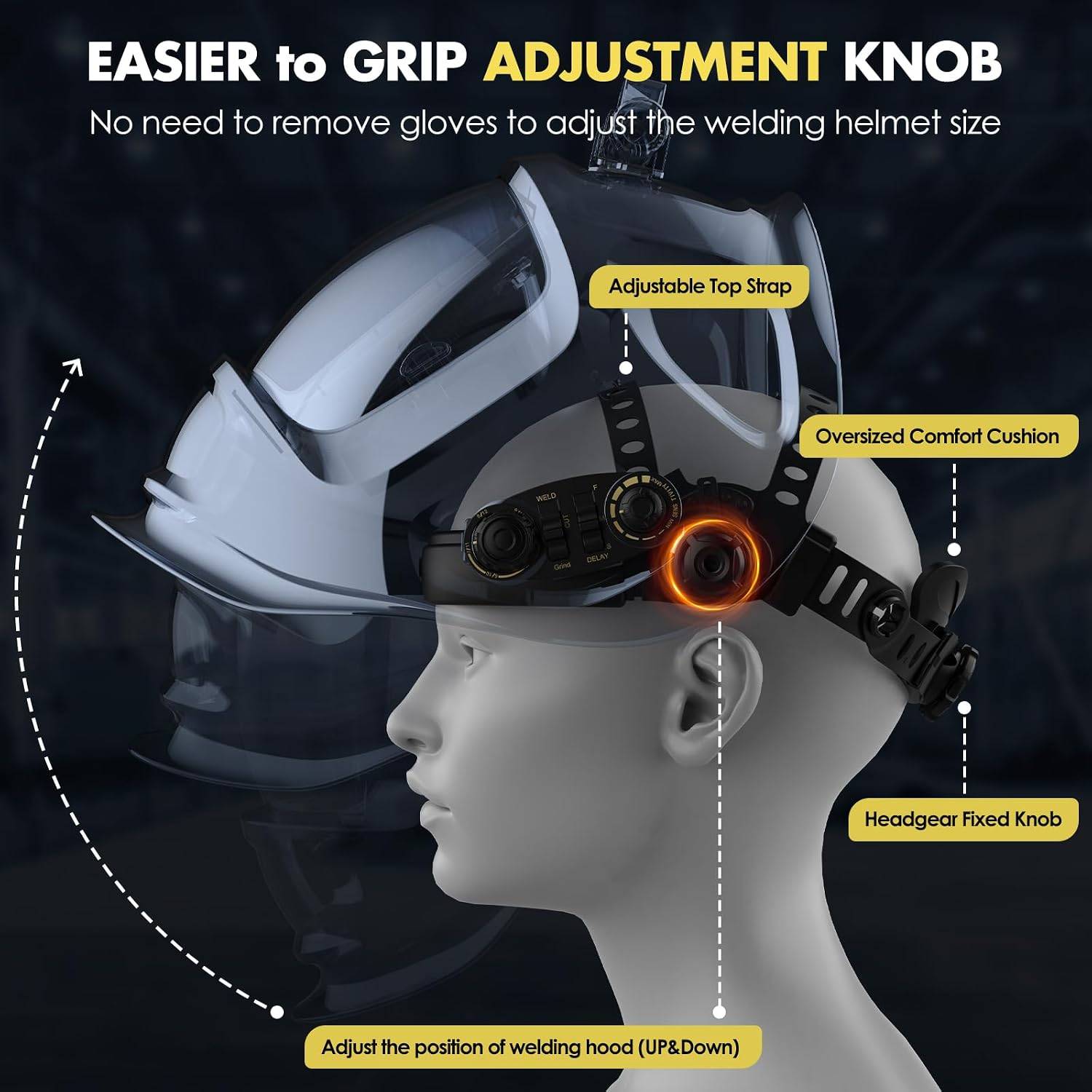MAGDRON Auto Welding Helmet - Solar Powered - photo 2