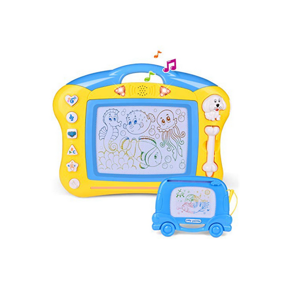 Fun Little Toys 2-in-1 Magnetic Drawing Board Kit