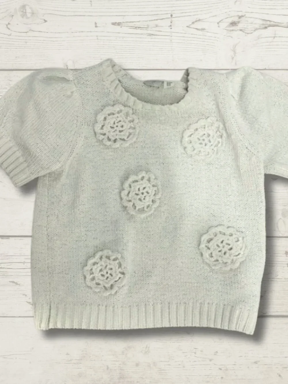 Joie Floral Knit Top – Size Medium - photo 5
