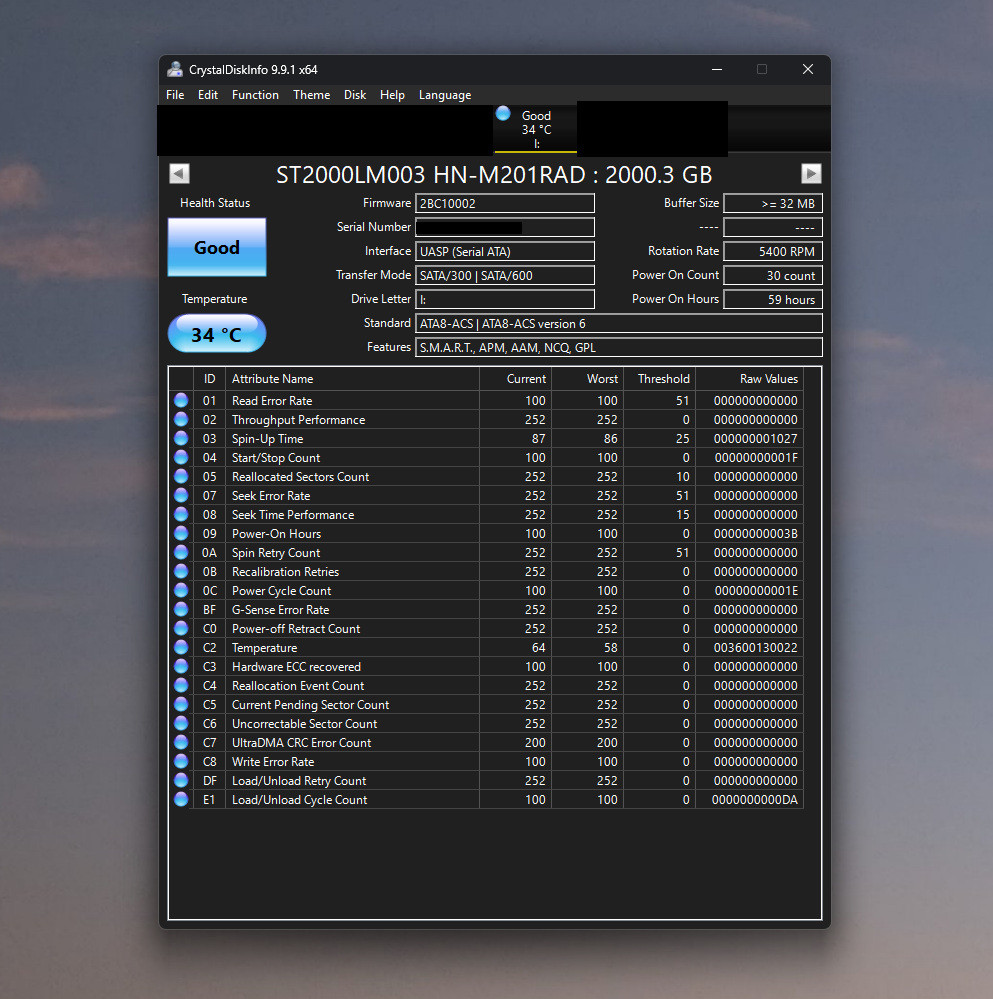 Seagate 2TB Portable HDD with case (low power-on usage hours) - photo 3
