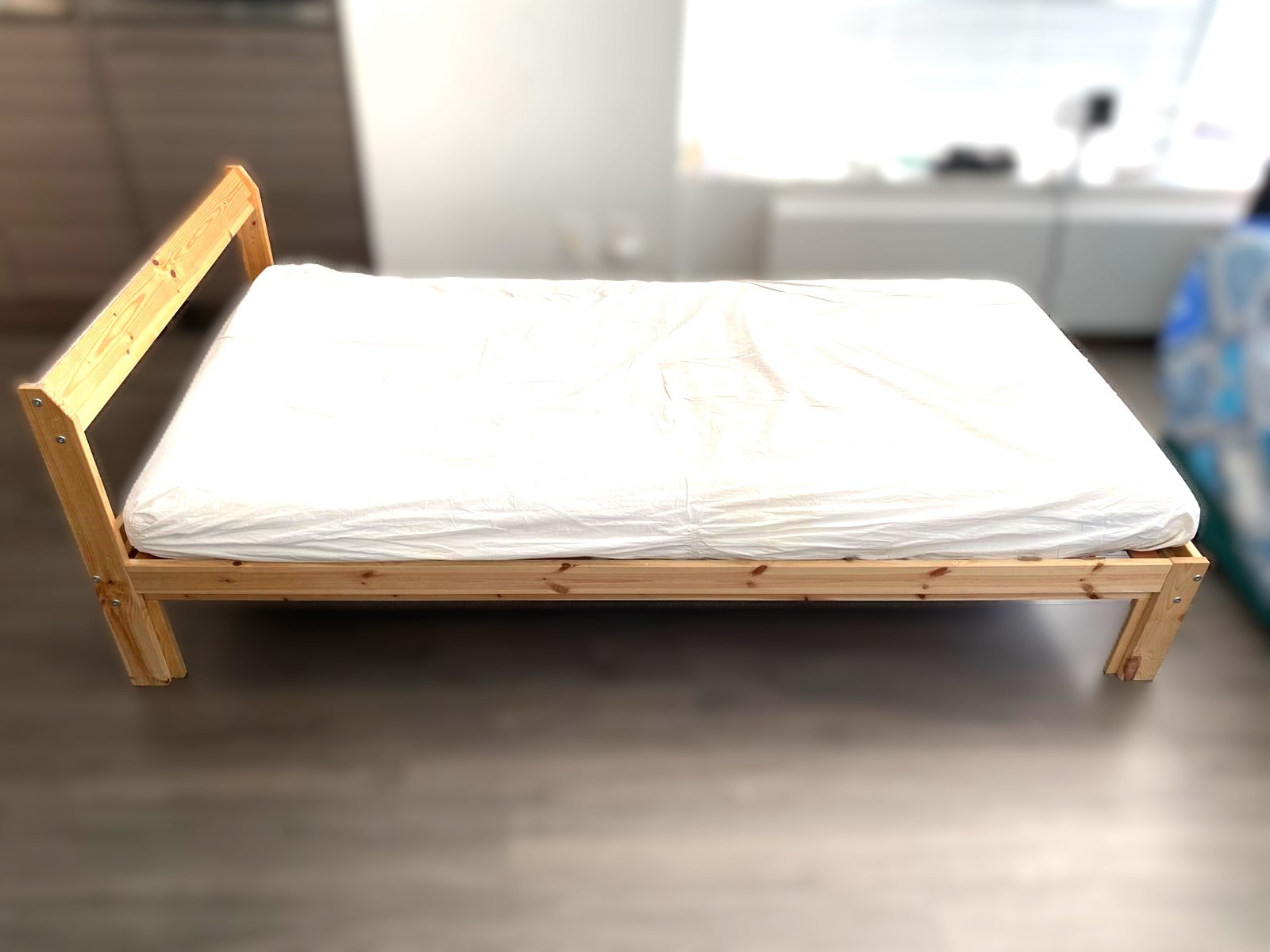 IKEA Twin Bed Frame + Mattress | Move-Out Sale - photo 4