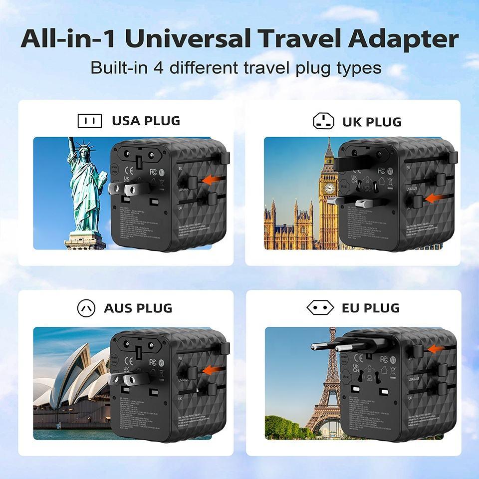 35W Fast Universal Travel Adapter Diamond Finish, 7-in-1 - photo 4
