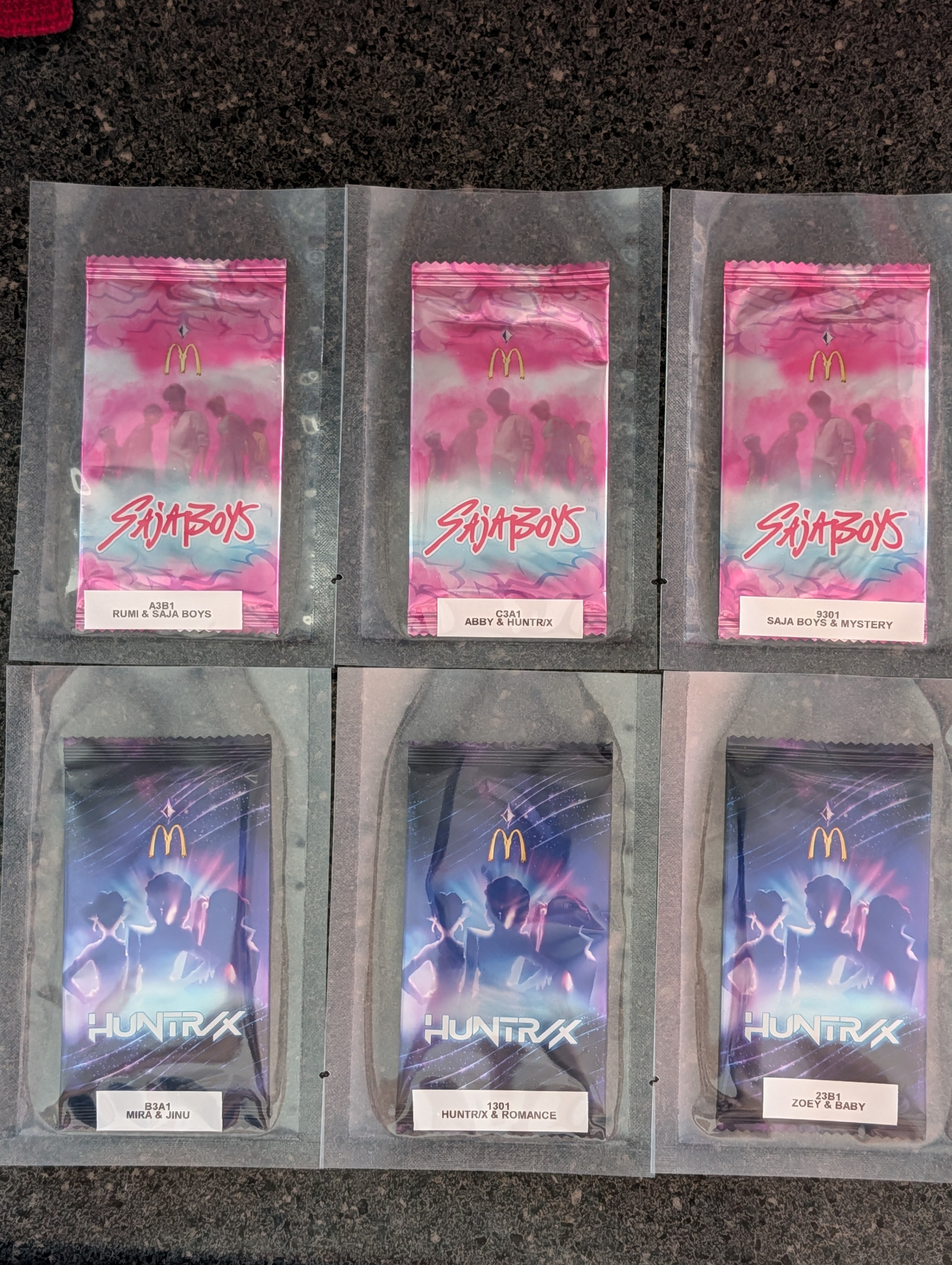 McDonald’s KPop Demon Hunters Cards SEALED PACKS