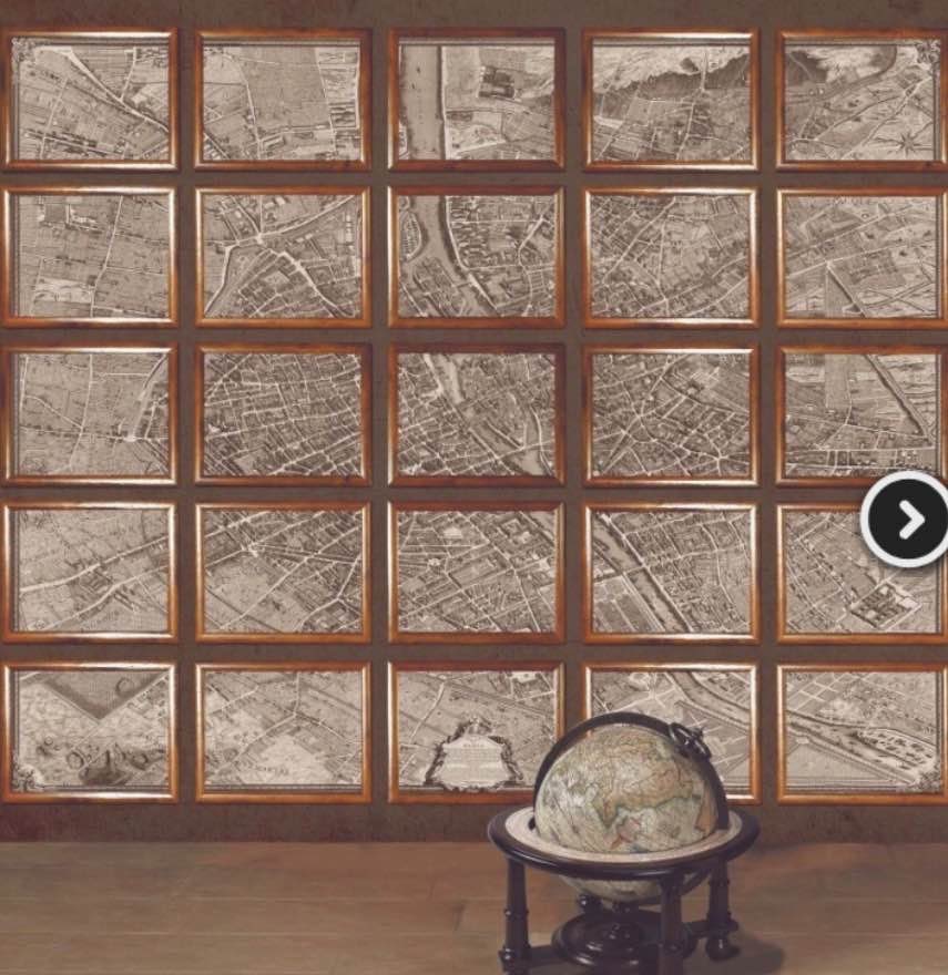 1739 Paris Map Portfolio – Plan de Paris Print Set