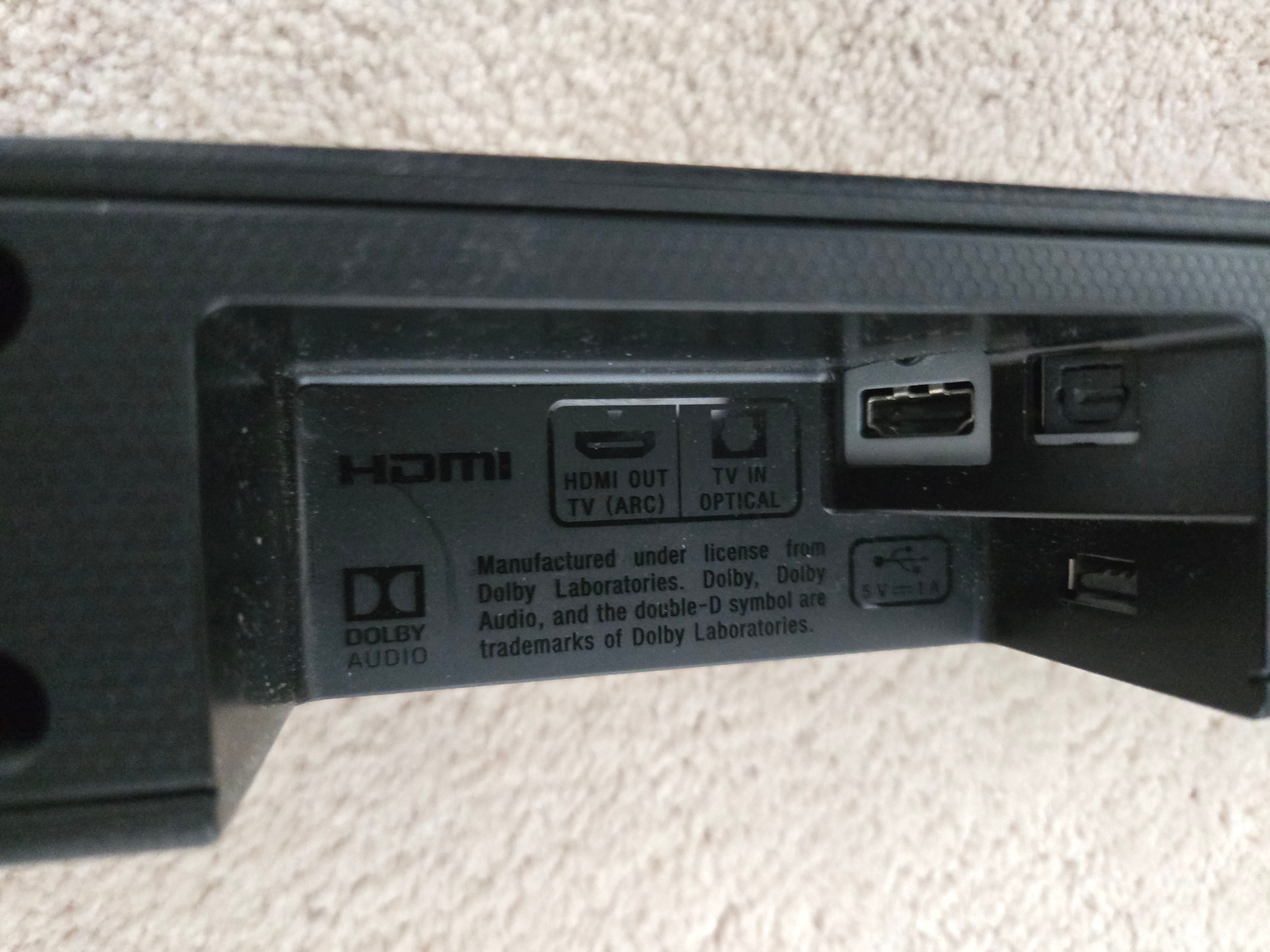 Sony Soundbar HT-CT290 With Subwoofer For Sale - photo 5