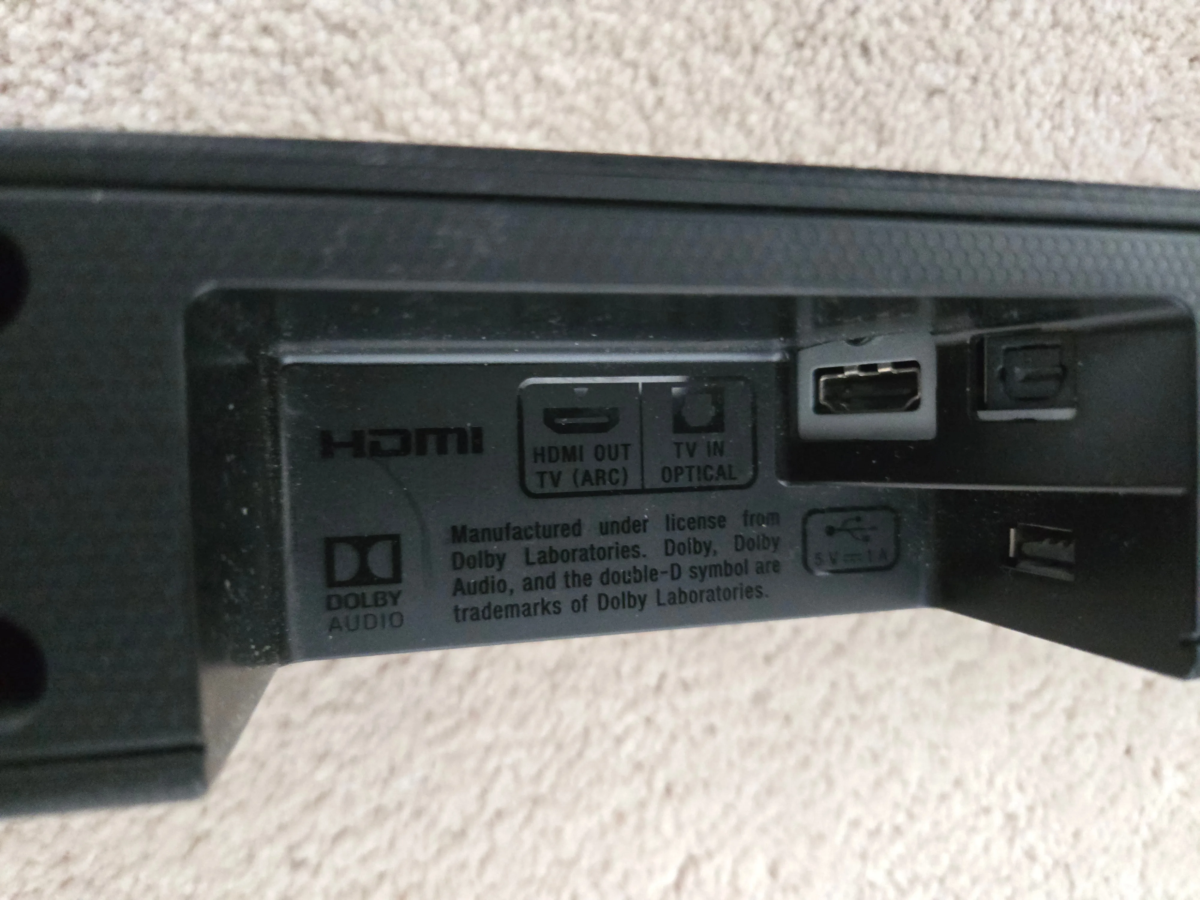 Sony Soundbar HT-CT290 With Subwoofer For Sale - photo 5