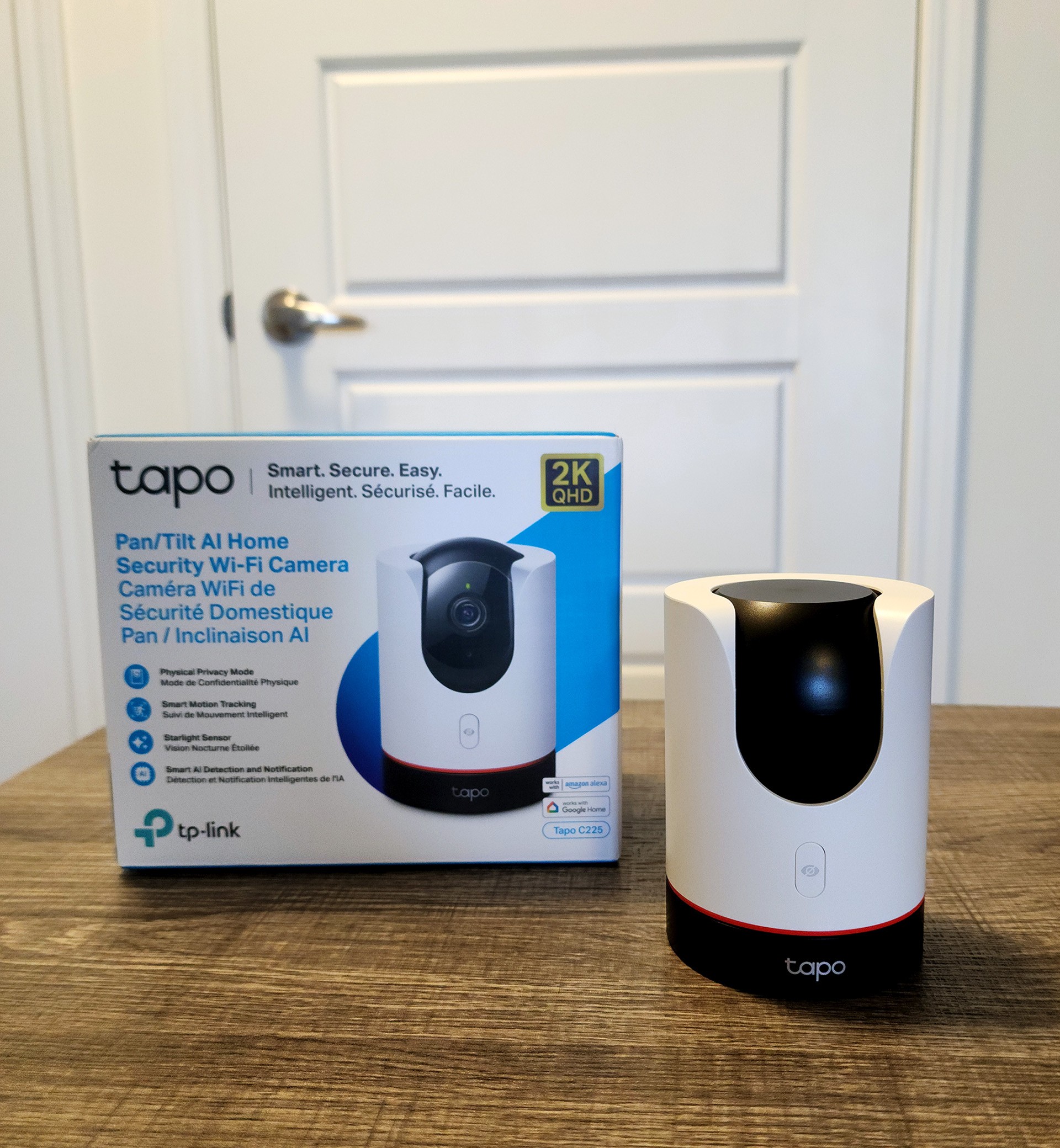 Tapo C225 Pan/Tilt AI Home Security Wi-Fi Camera