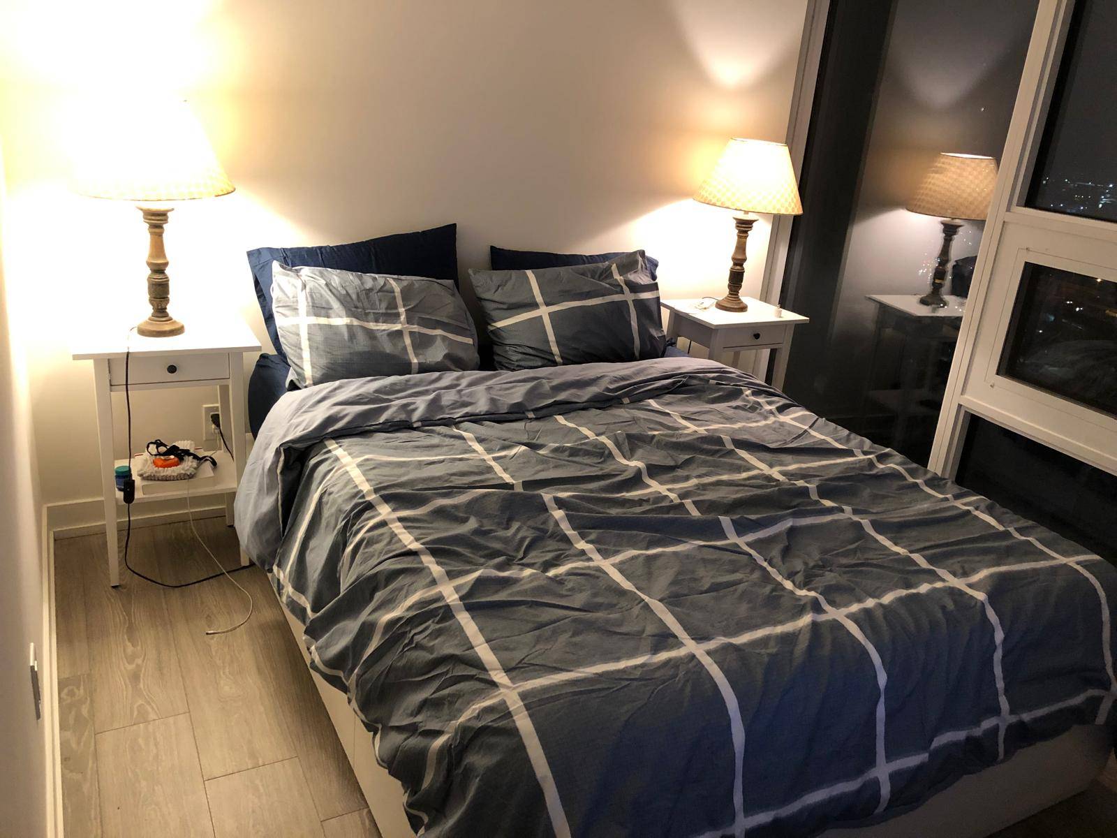 IKEA NORDLI Queen Storage Bed + Wayfair Mattress