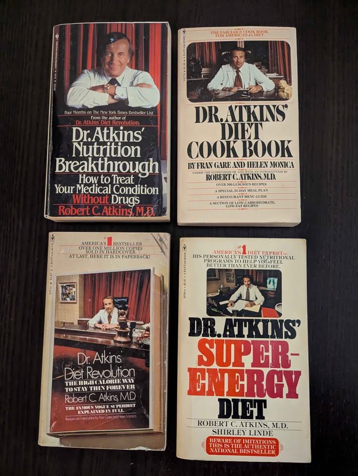 Dr. Atkins books diet books vintage FREE