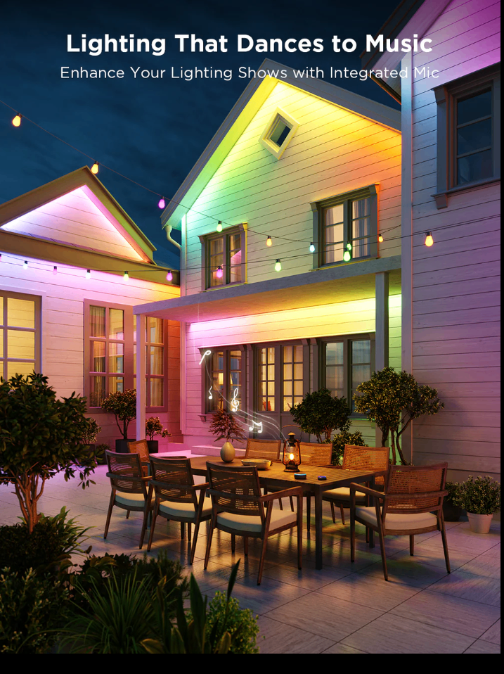 New Govee Smart Wi-Fi RGBIC Outdoor Strip Lights × 1 - photo 2