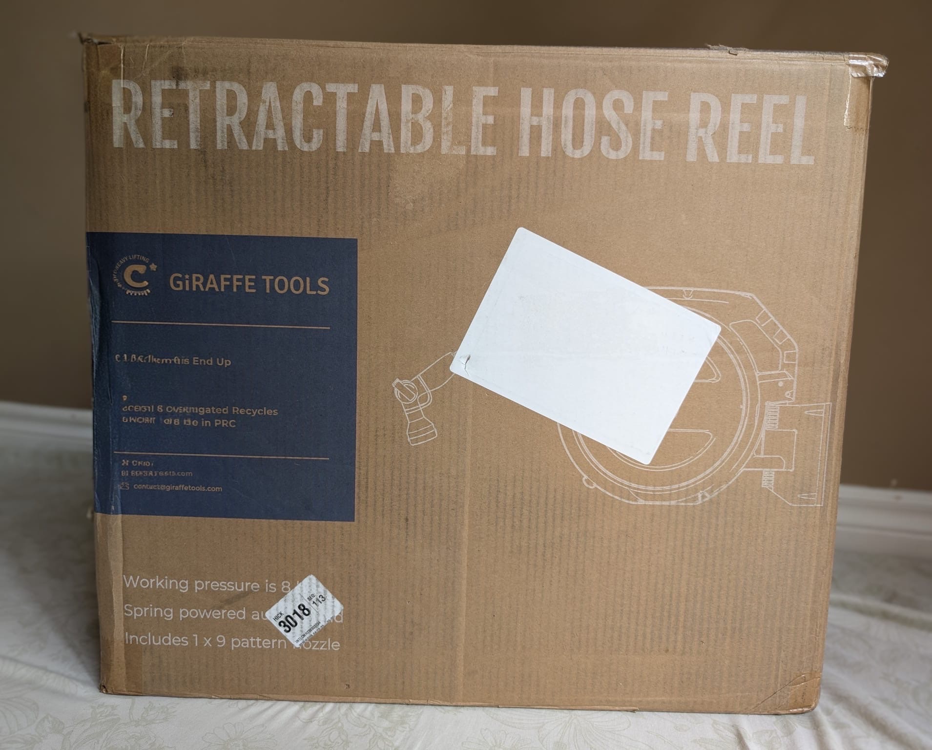 Giraffe Tools Hose Reel 5/8"x90ft Metal Bracket Heavy Duty - photo 2