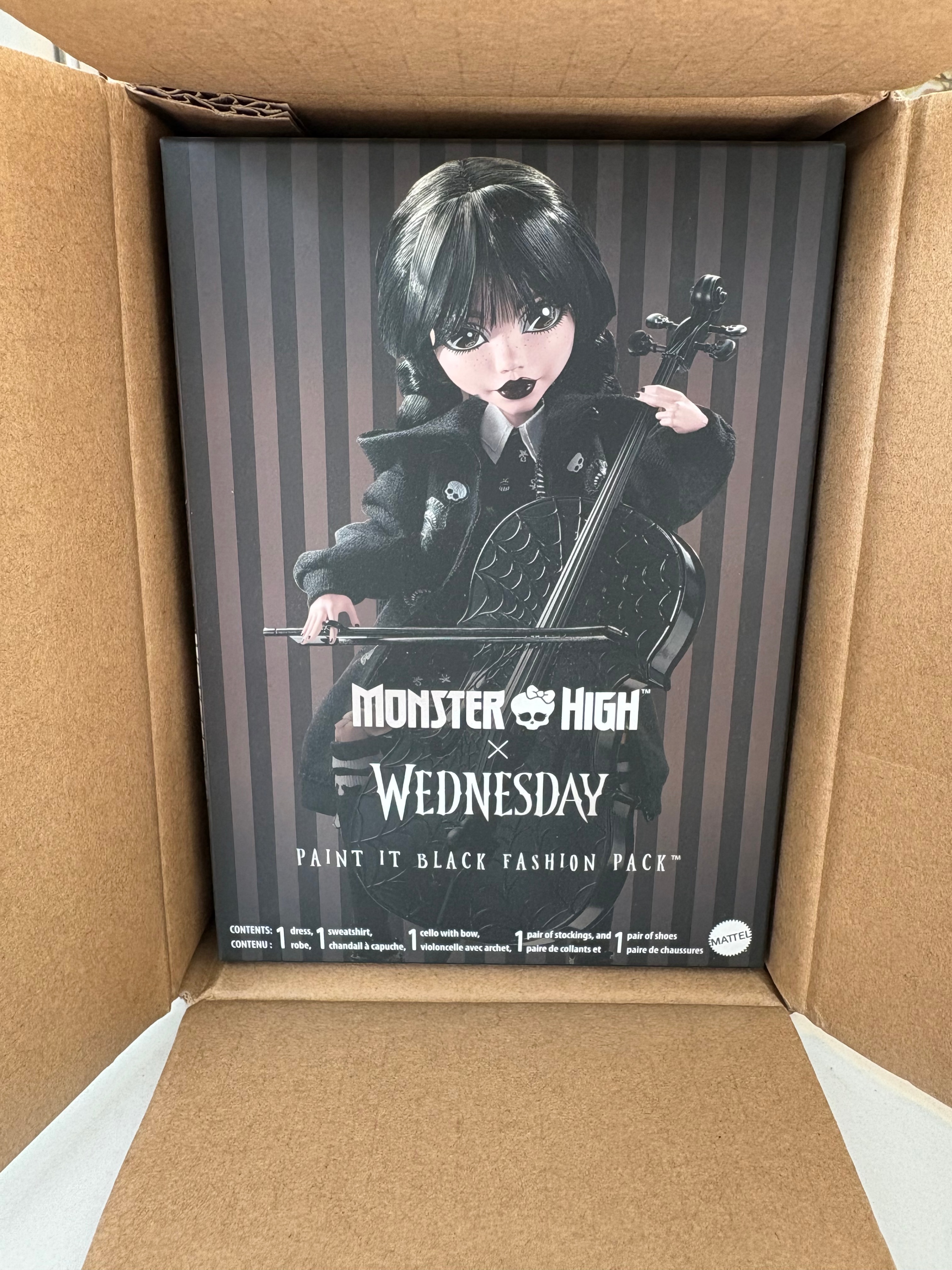 Wednesday Paint It Black Fashion Pack