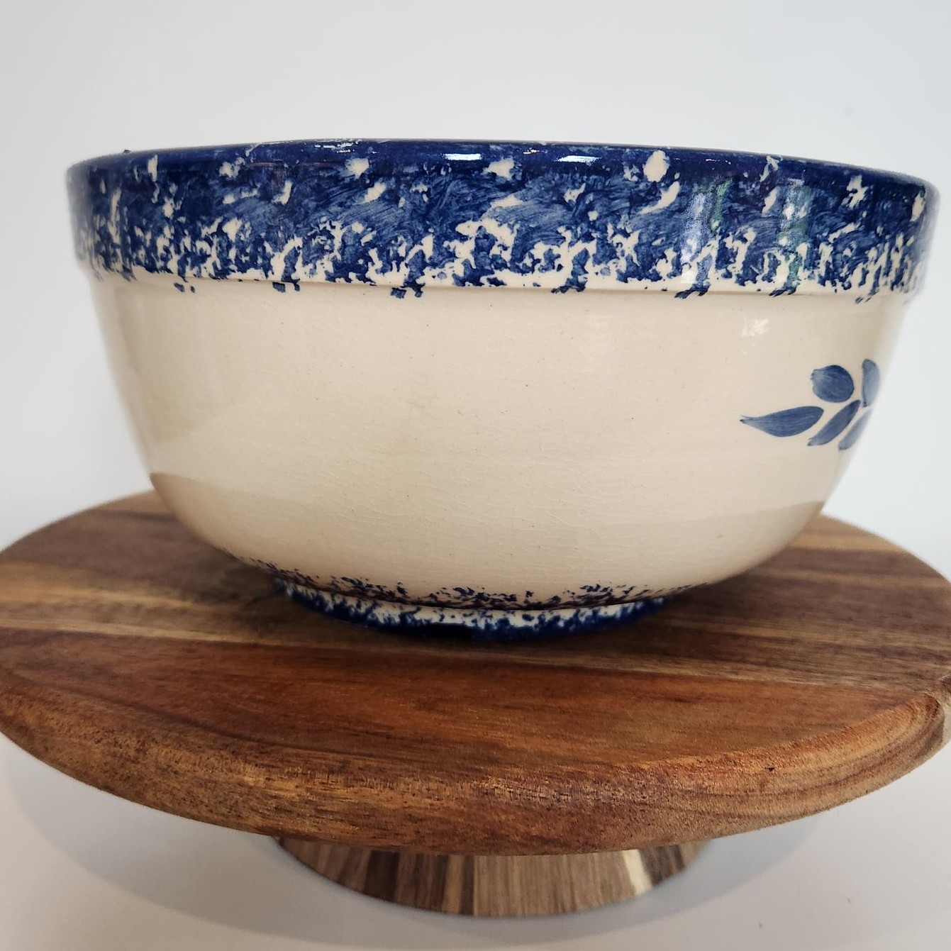 Vintage "Brothers Pottery" Bowl, Hand-decorated, Norwich ON - photo 2