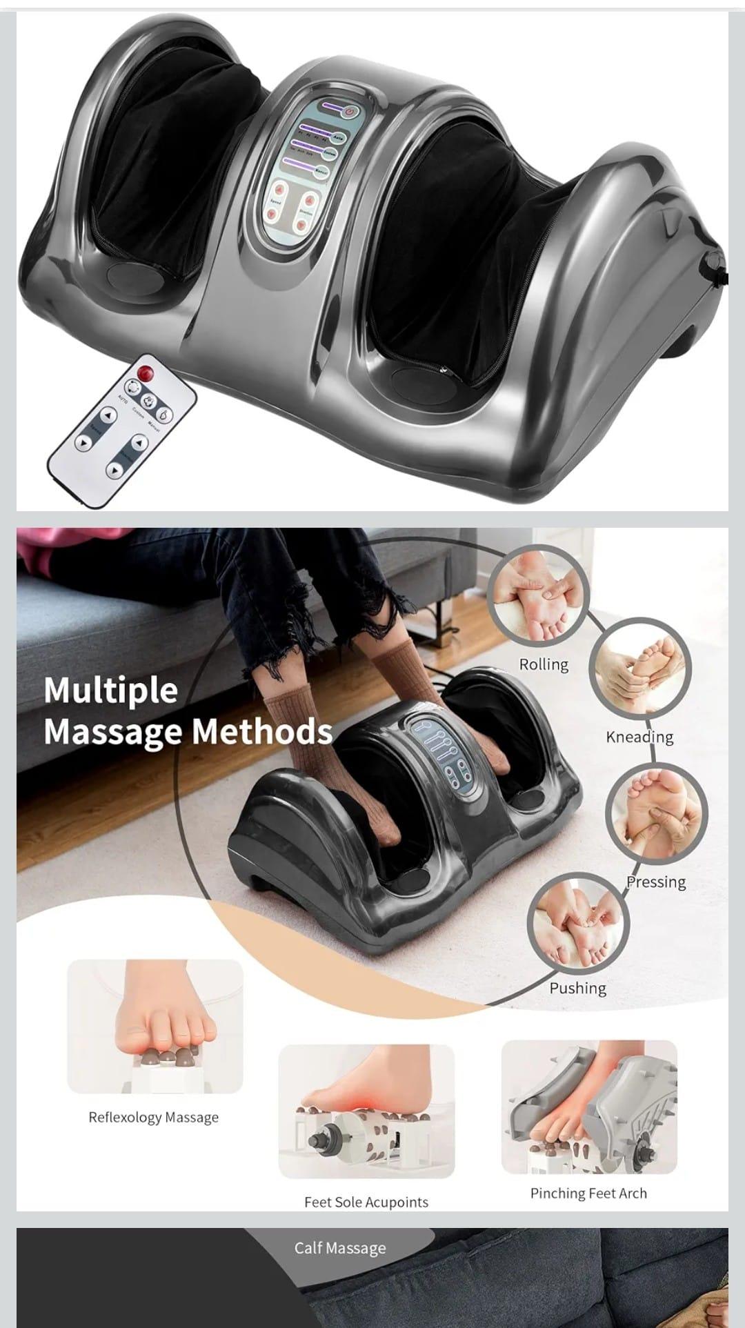 Giantex Electric Foot Massager - Gray - photo 2
