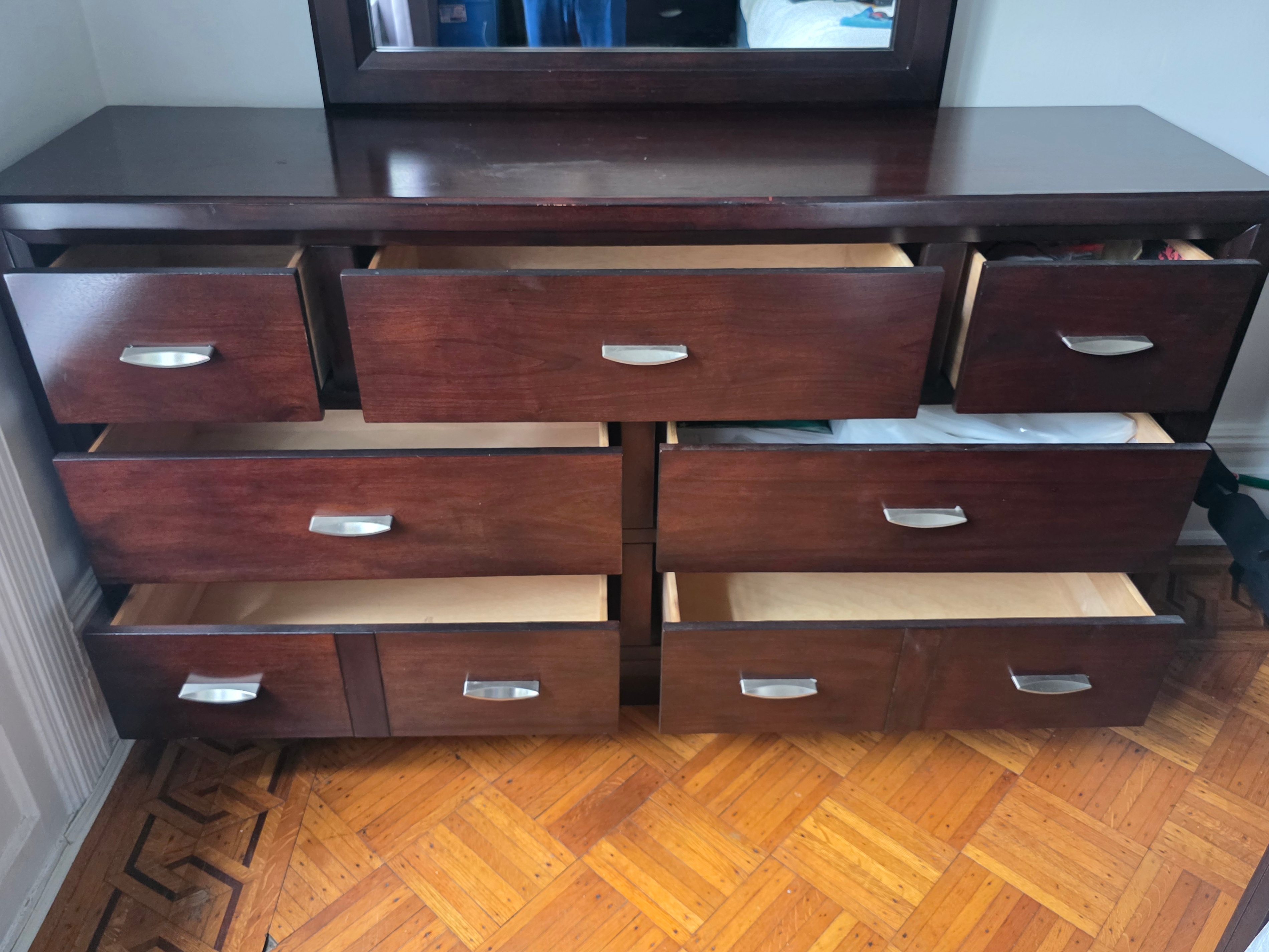7 Drawer Dresser and Mirror - photo 4
