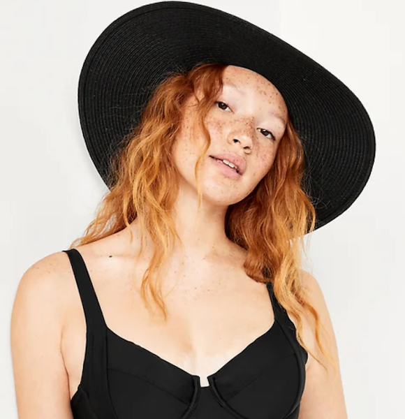 Woven Straw Wide Brim Hat - New - photo 3
