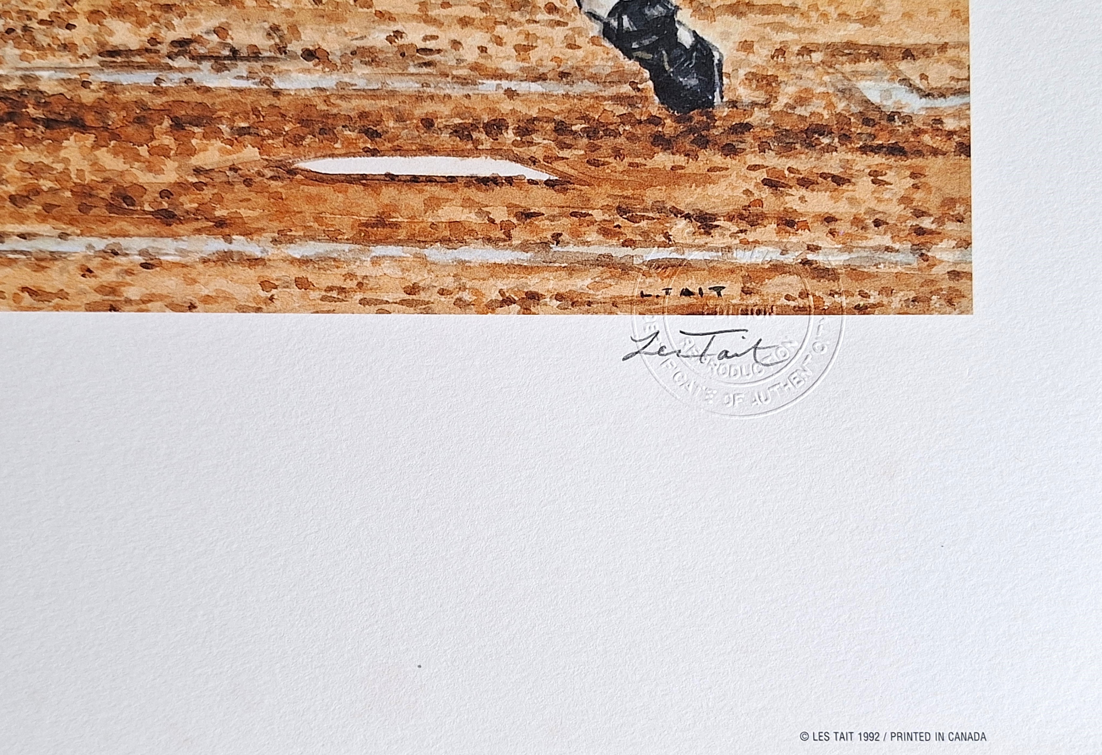 Les Tait "The Power & The Glory" L/E signed by Winfield & Olerud - photo 3