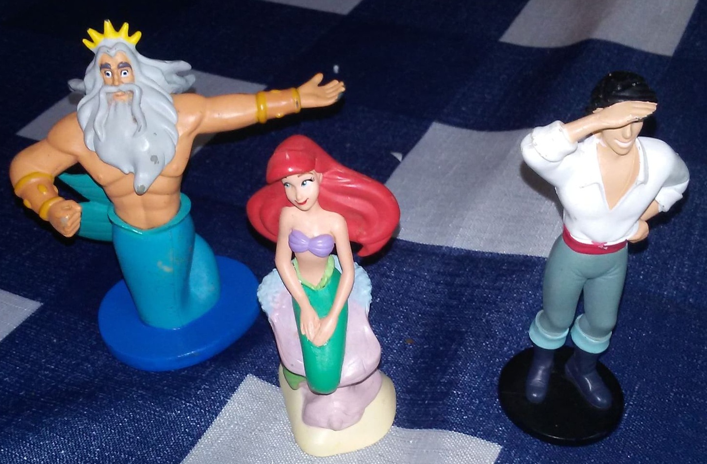 Disney Little Mermaid Figures - 3 1/2 Inches