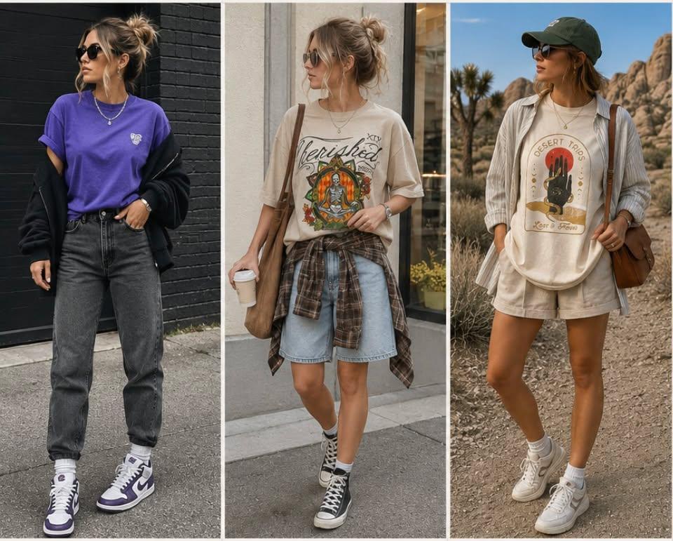 Mixed Tees (vintage and reloved)