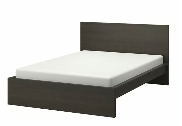 Ikea MALM queen-size bed frame
